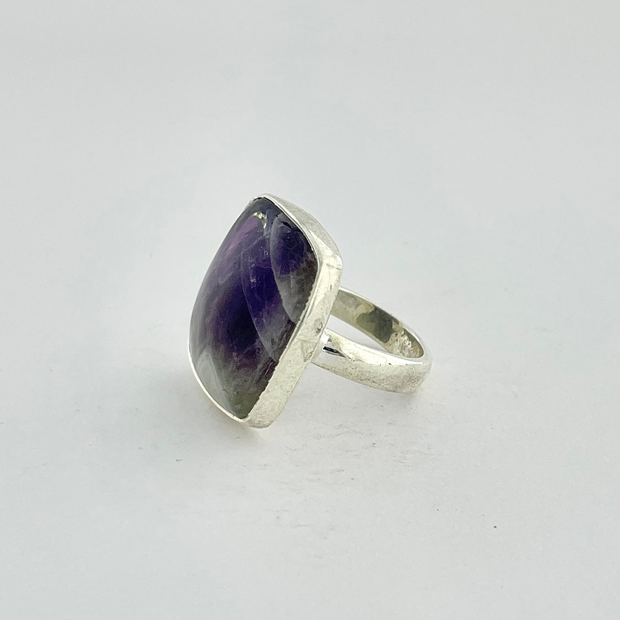Amethyst Lace Agate Ring-(ALA-2-8)