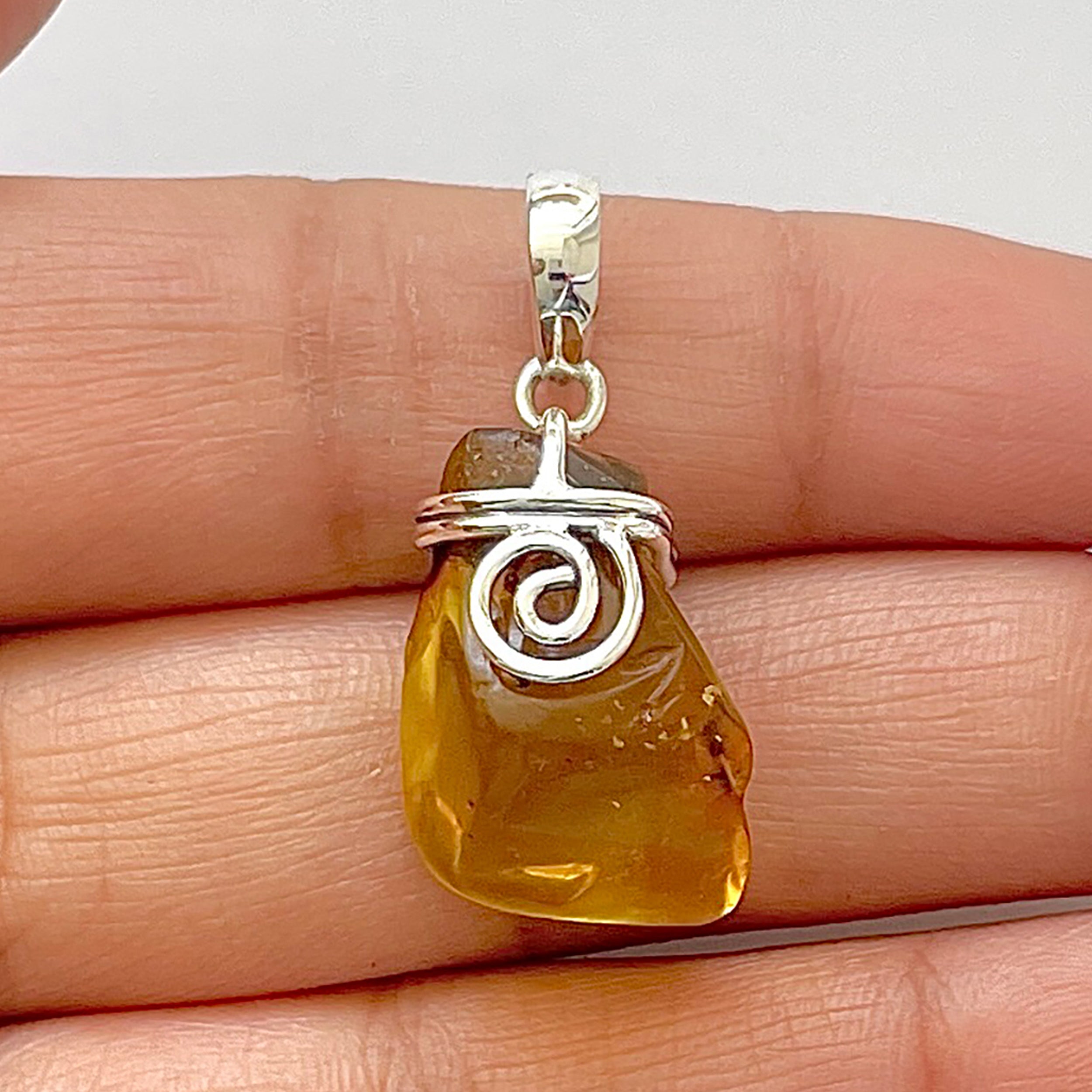 Amber Pendant-(AMB-1-35)