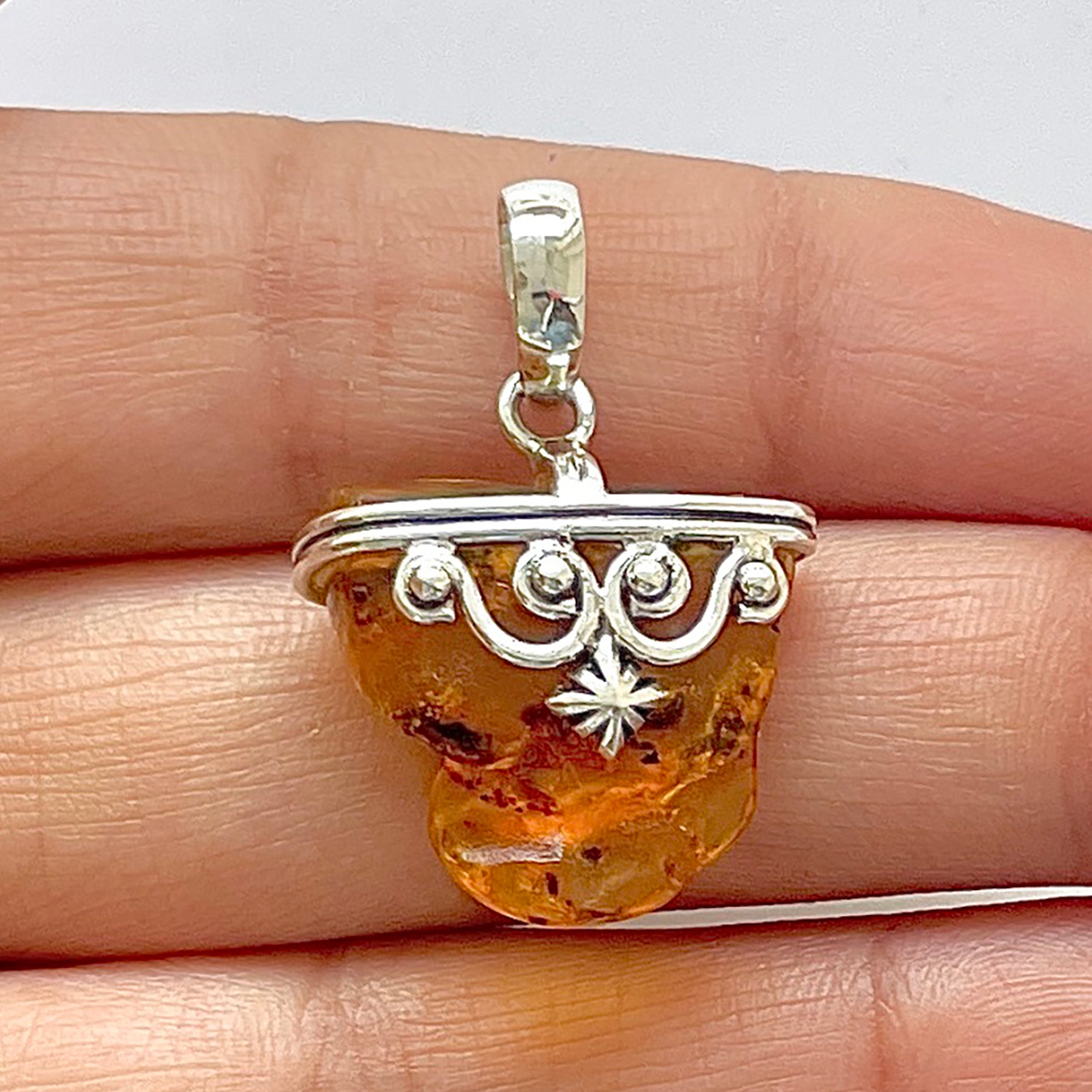 Amber Pendant-(AMB-1-57)