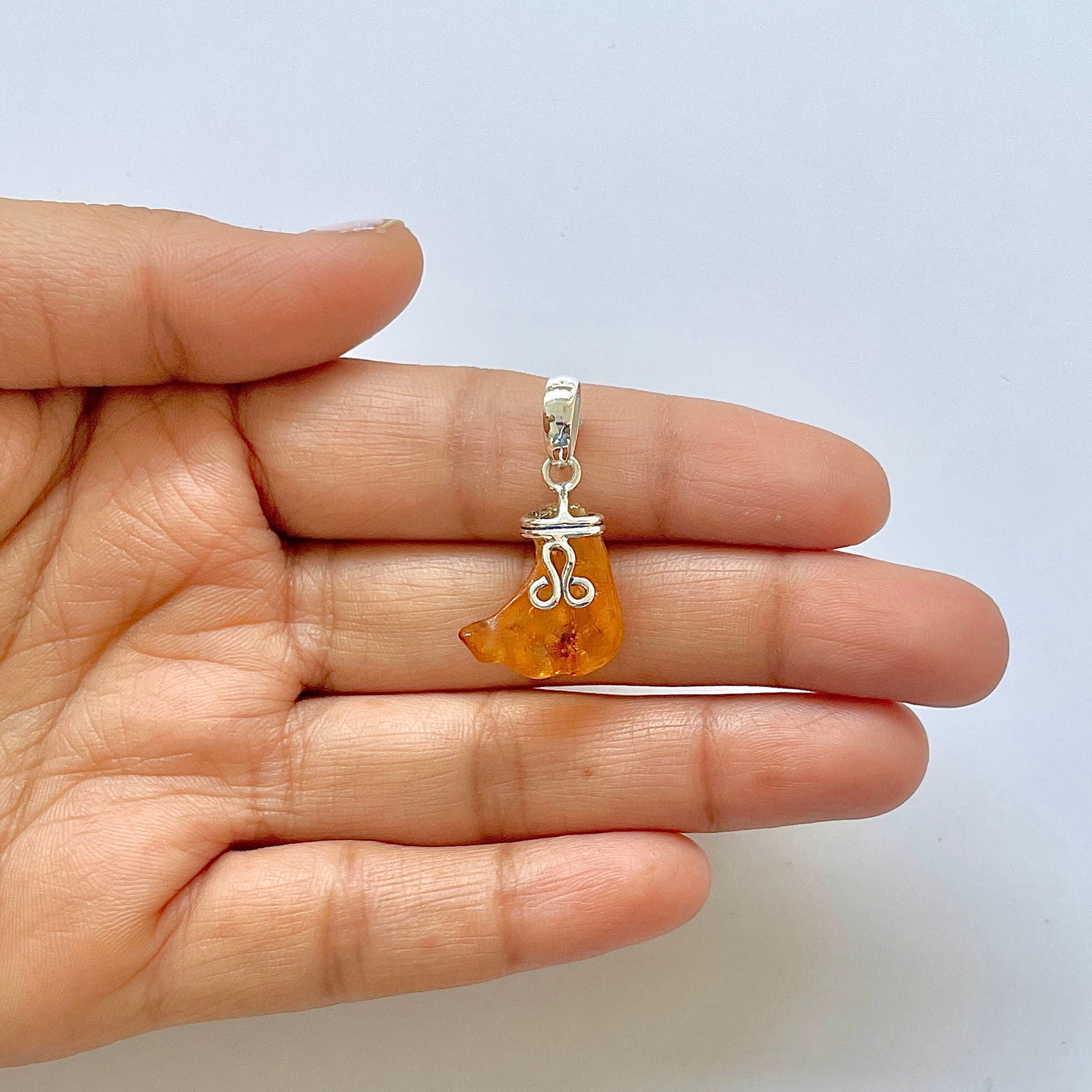 Amber Pendant-(AMB-1-61)