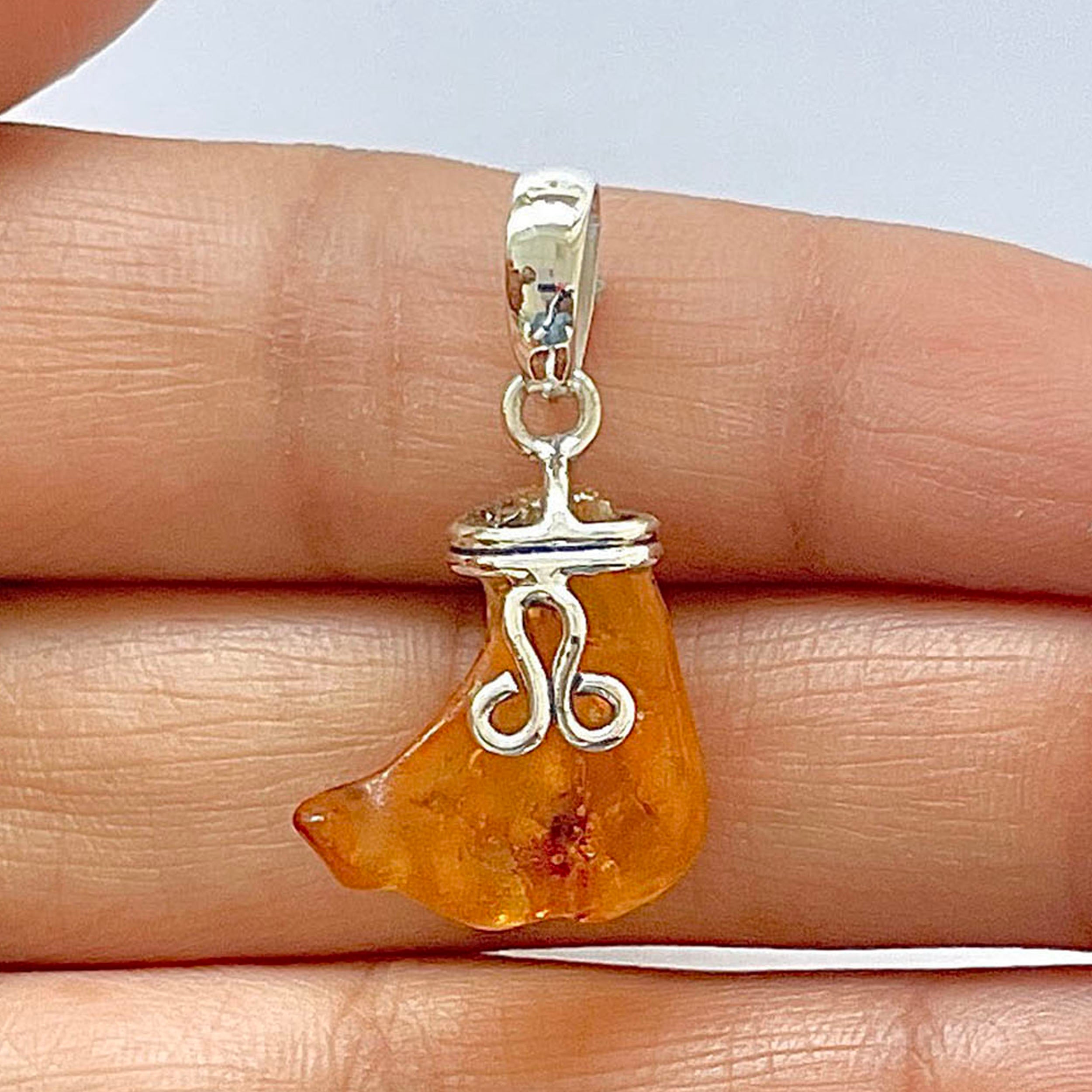 Amber Pendant-(AMB-1-61)