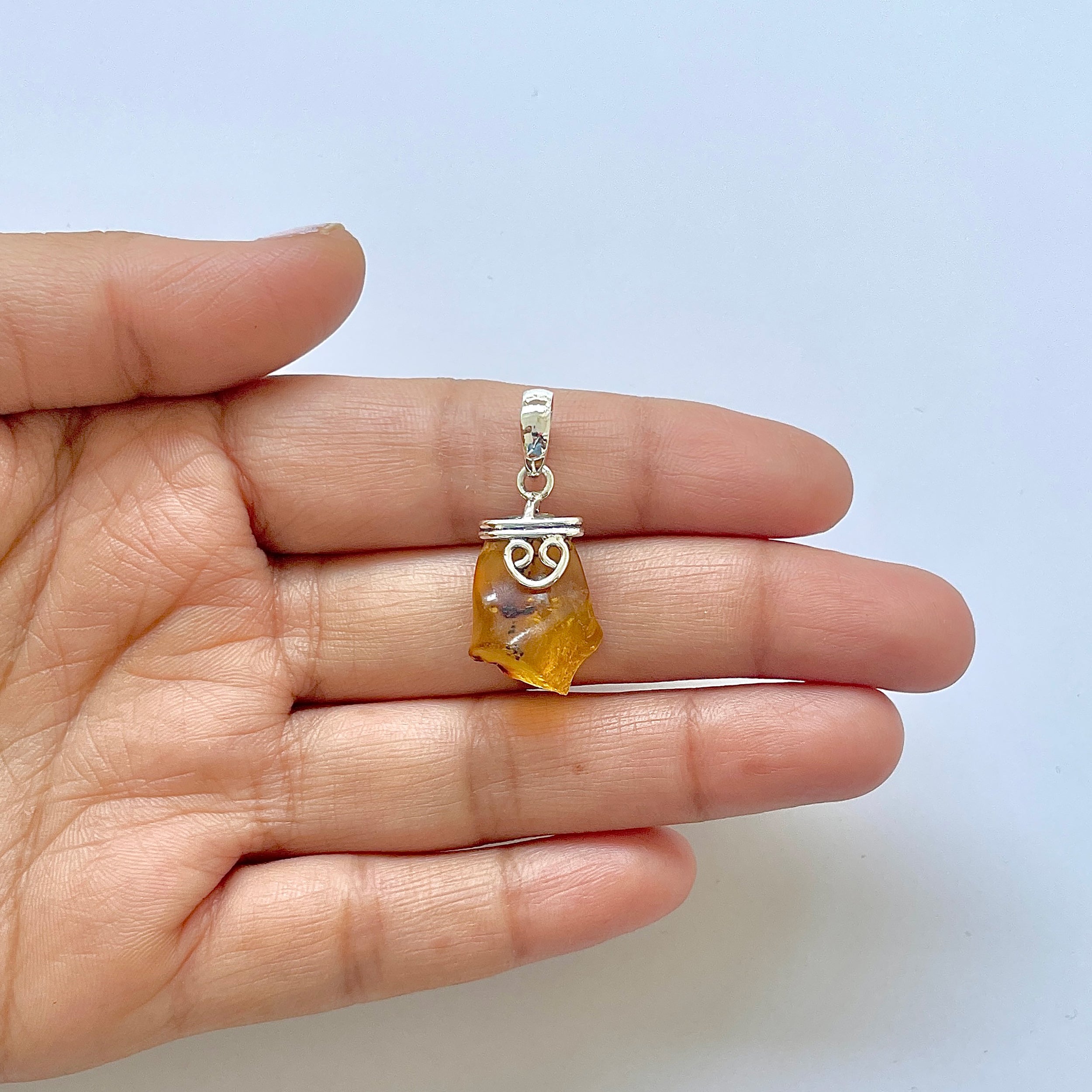 Amber Pendant-(AMB-1-7)