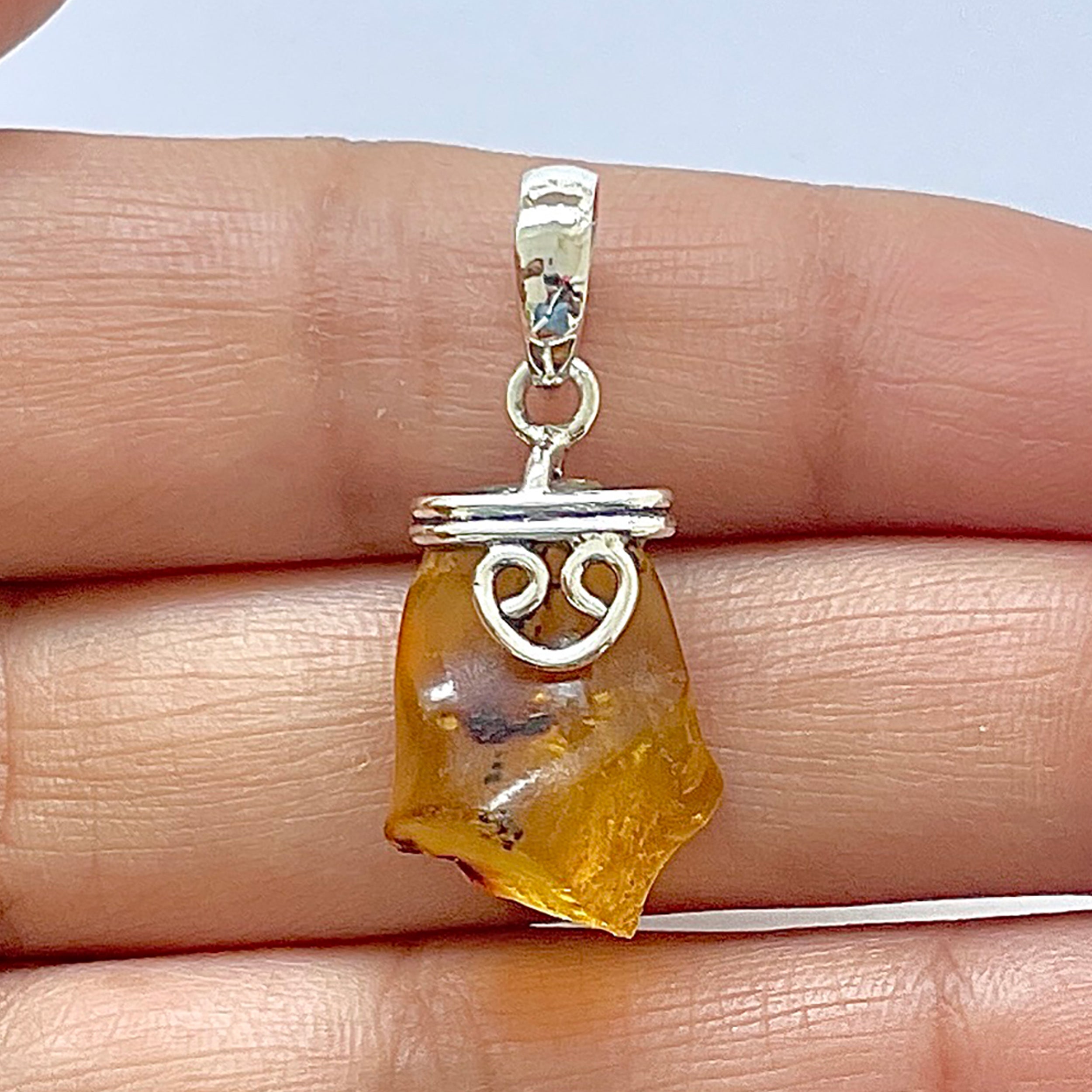 Amber Pendant-(AMB-1-7)