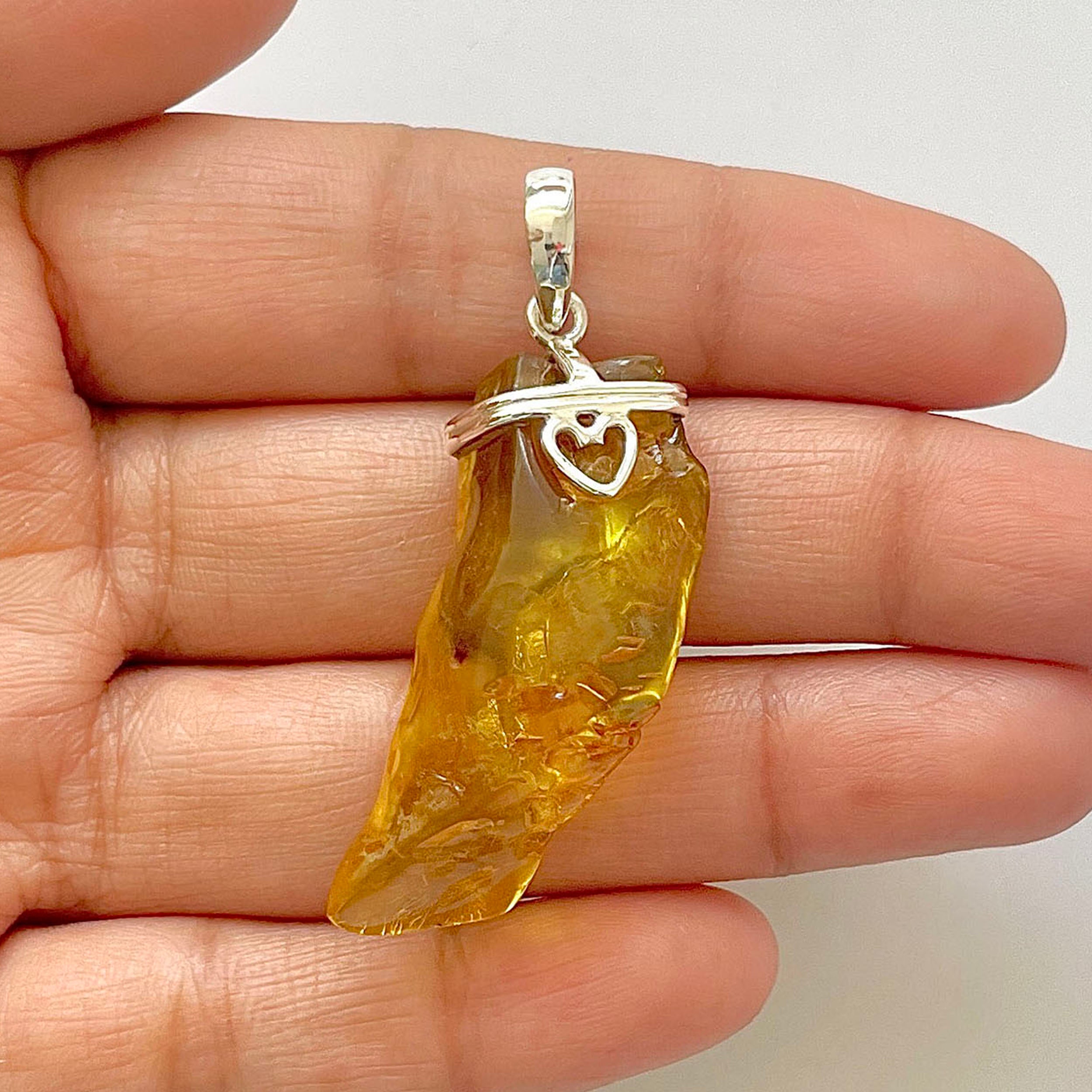 Amber Pendant-(AMB-1-75)