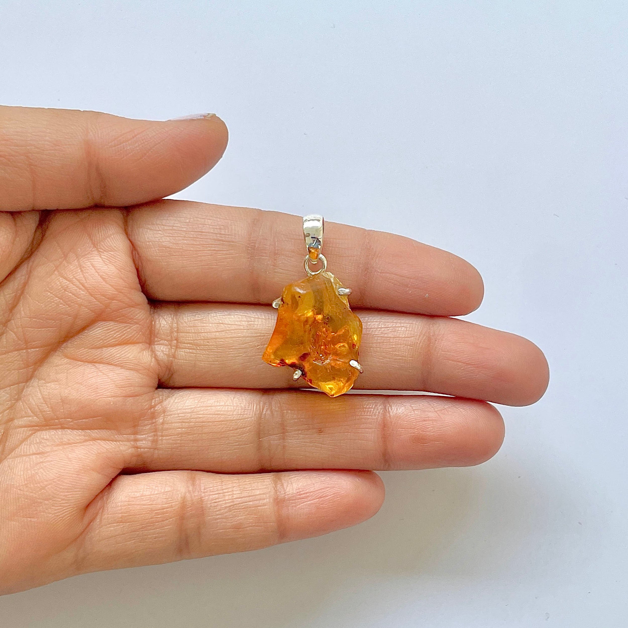 Amber Pendant-(AMB-1-77)