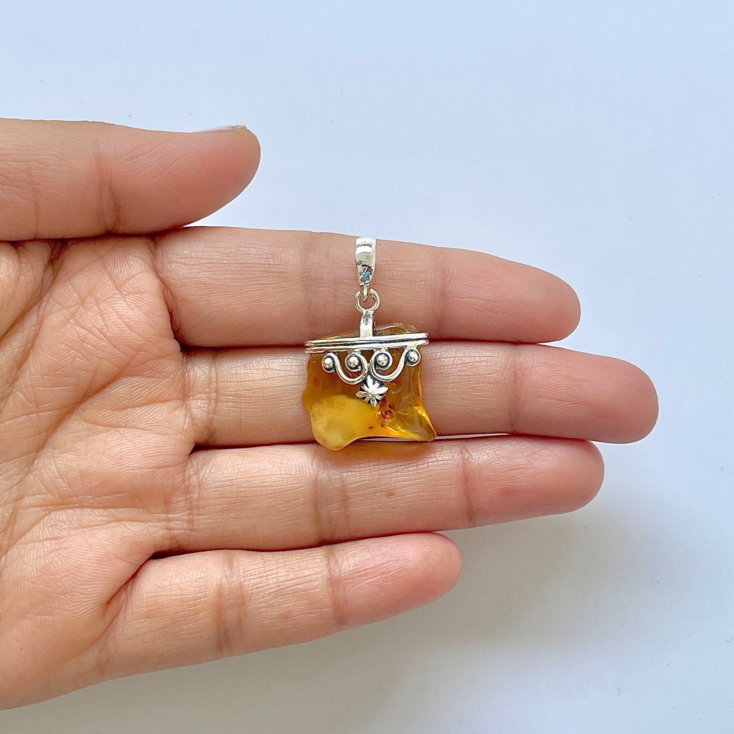 Amber Pendant-(AMB-1-85)