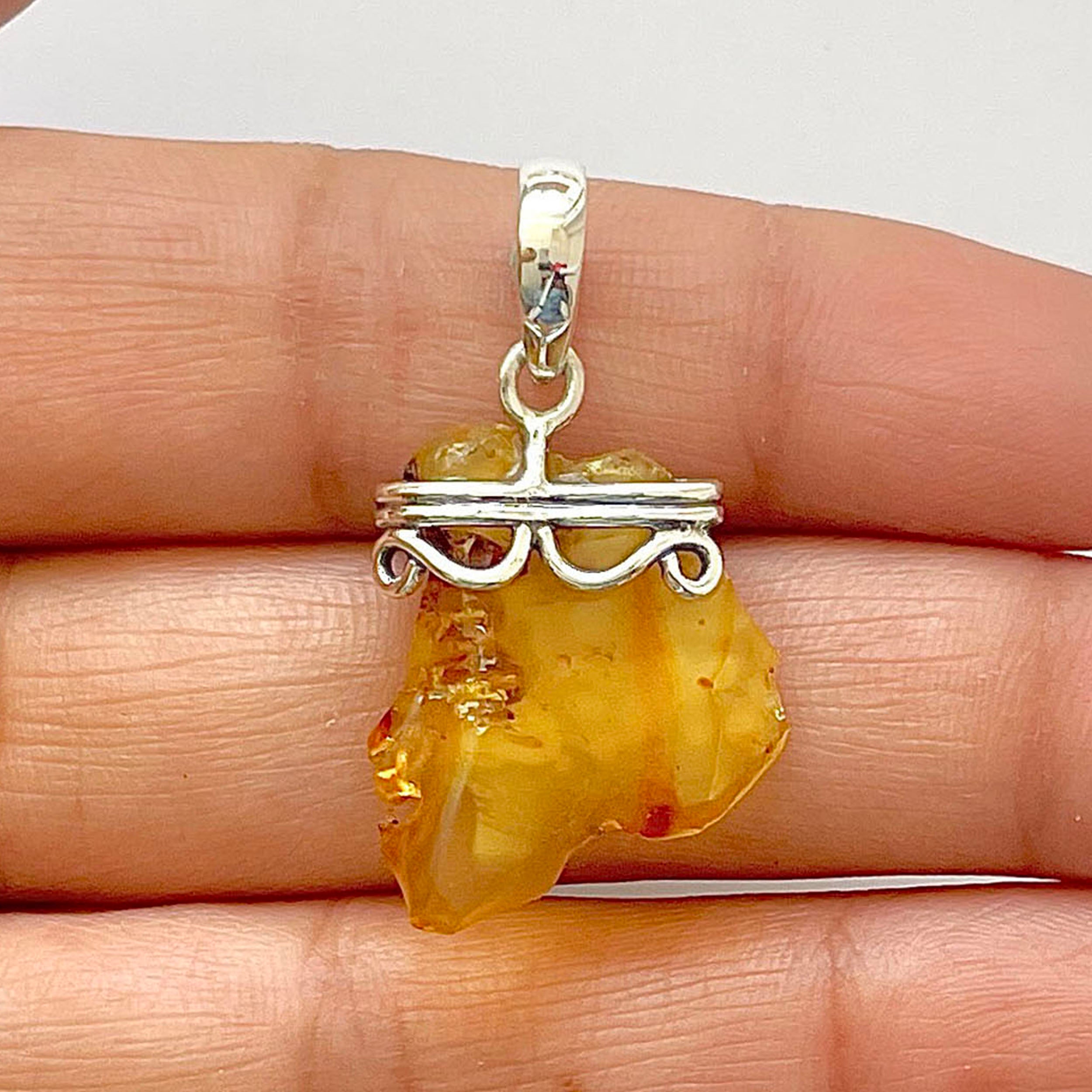 Amber Pendant-(AMB-1-87)
