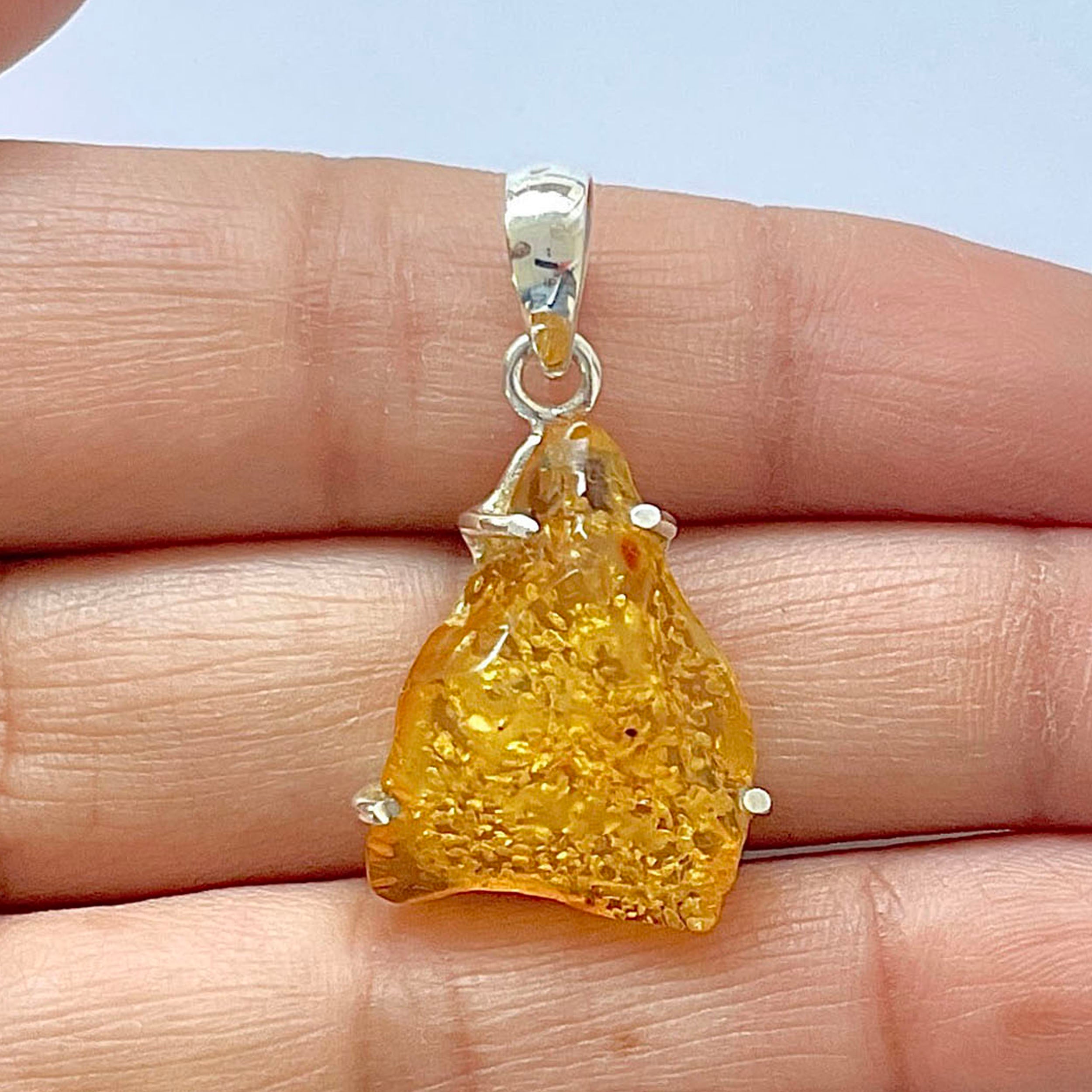 Amber Pendant-(AMB-1-89)
