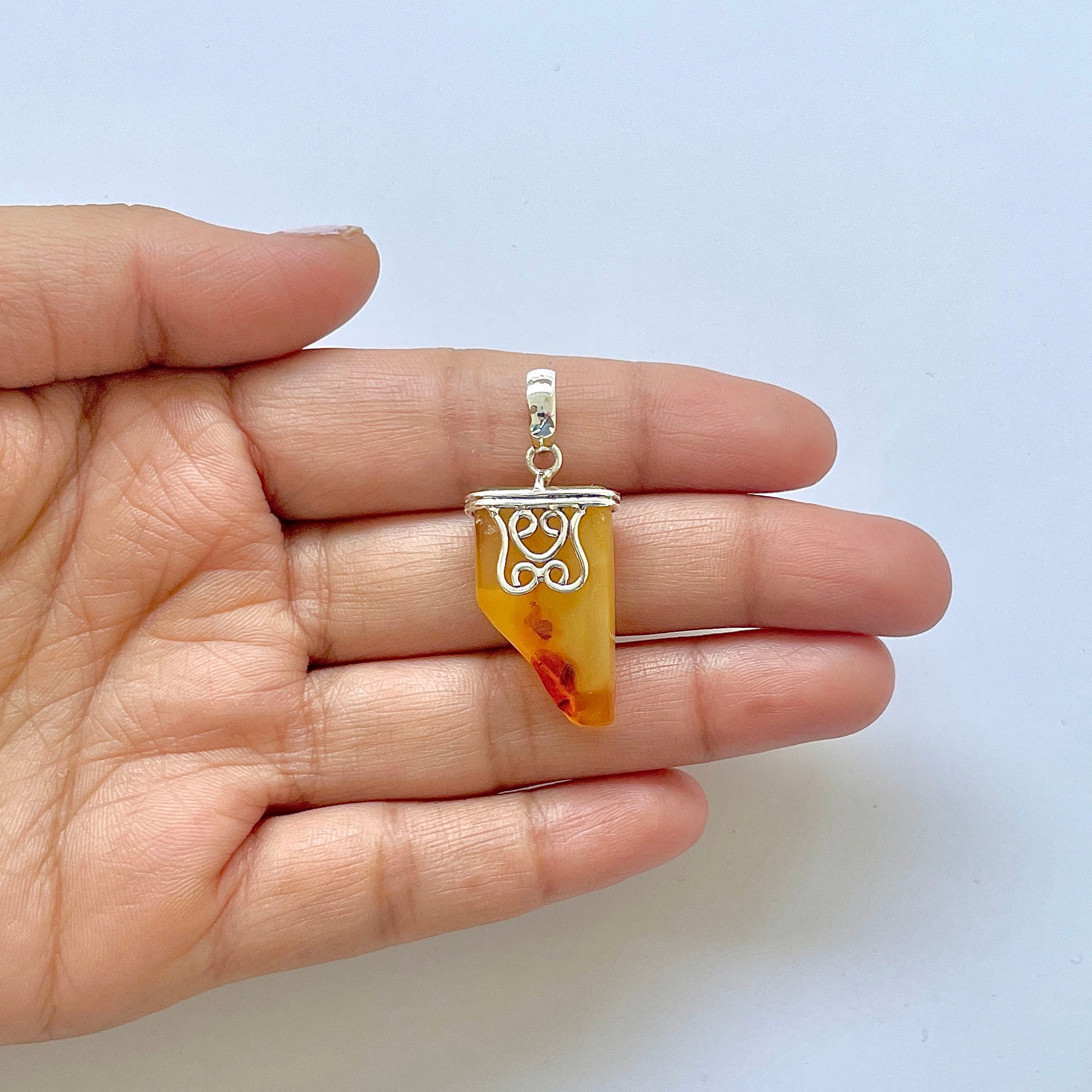 Amber Pendant-(AMB-1-97)