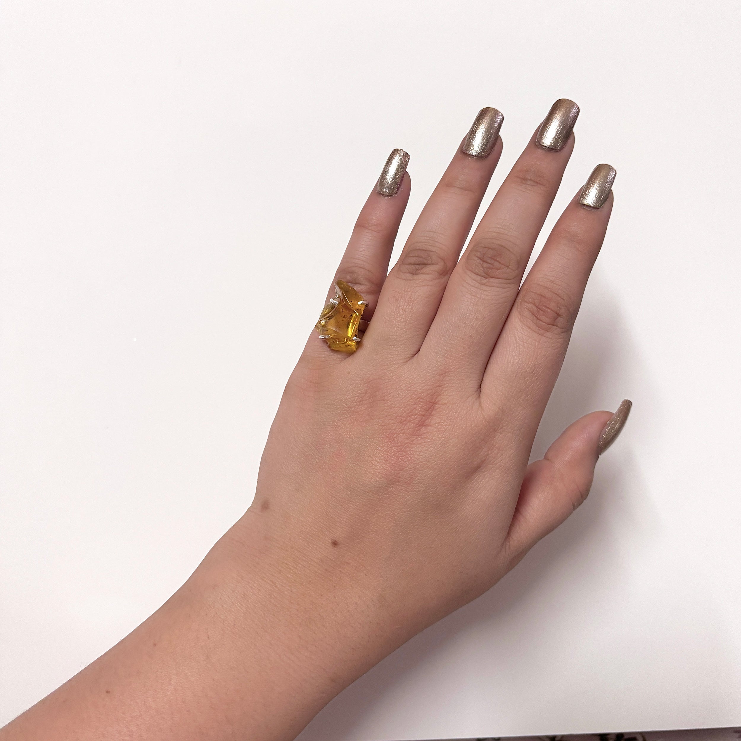 Amber Ring-(AMB-2-12)