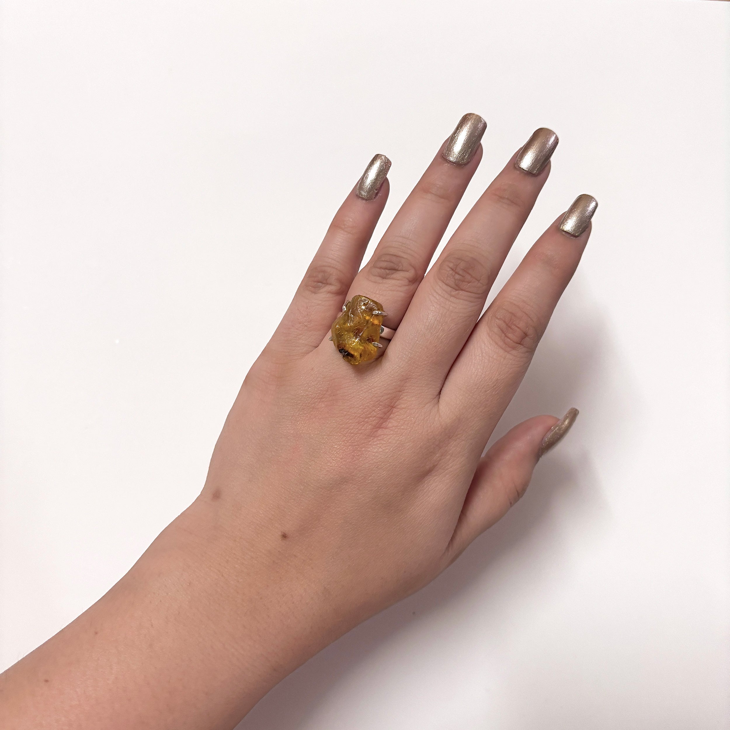 Amber Ring-(AMB-2-16)