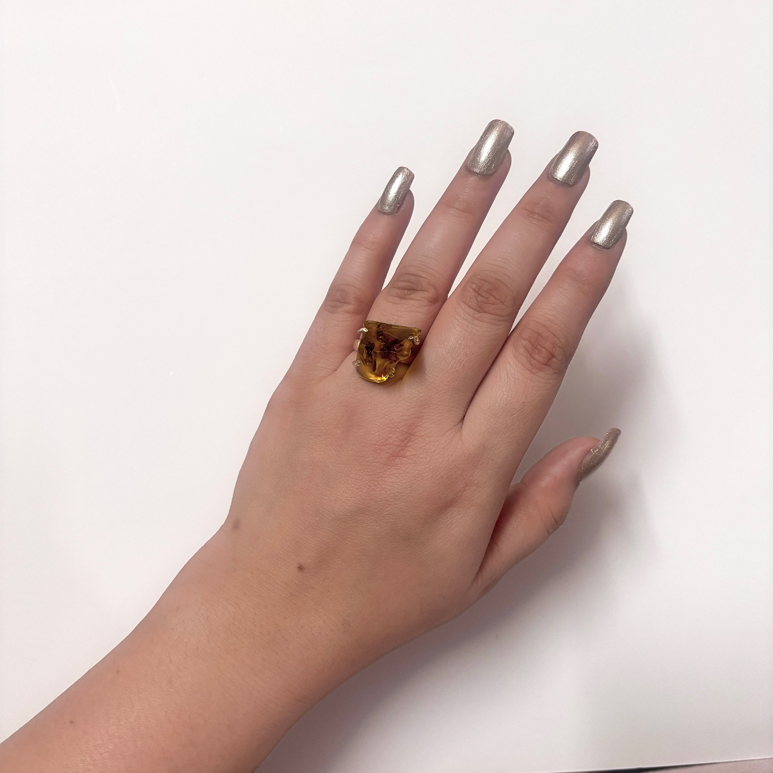 Amber Ring-(AMB-2-2)