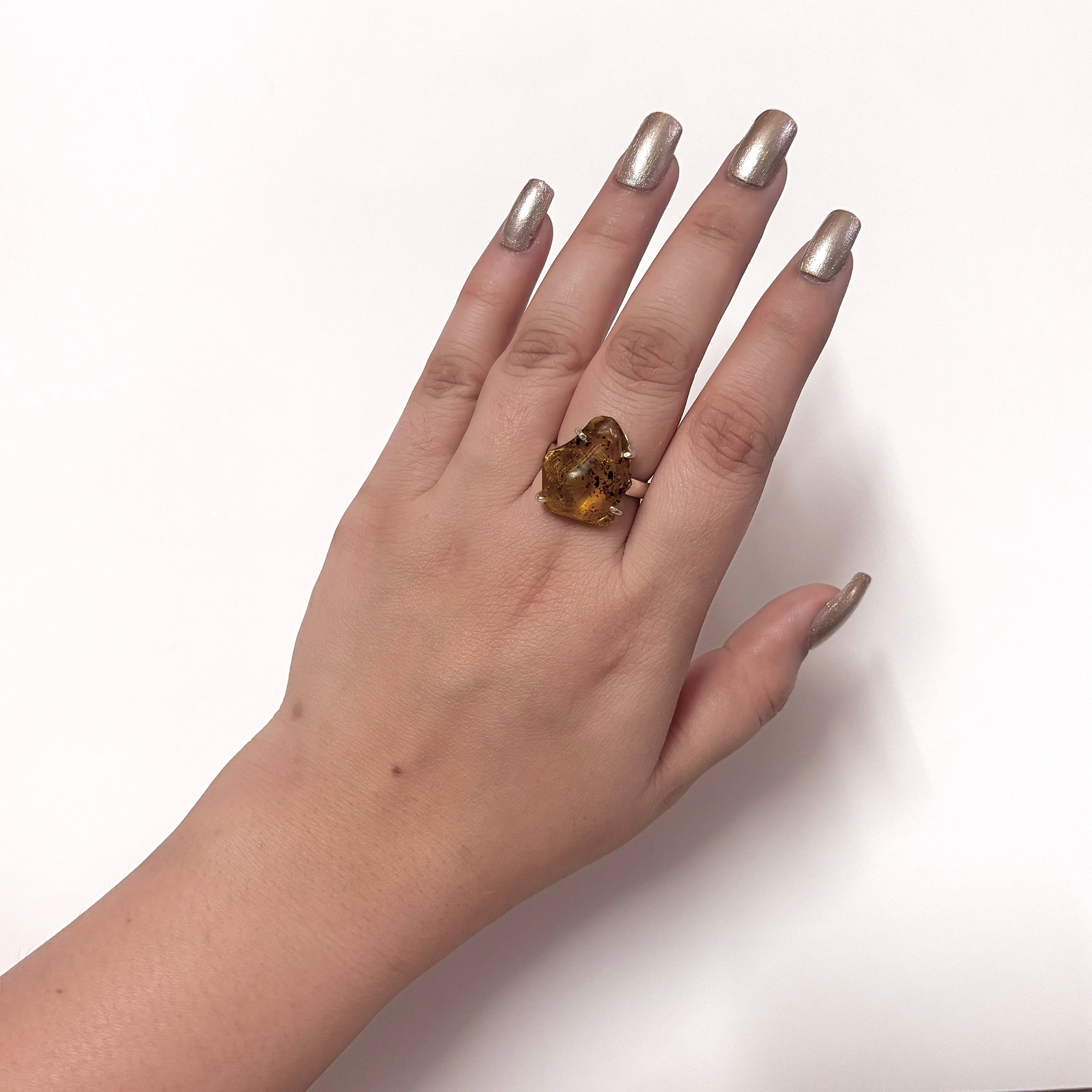 Amber Ring-(AMB-2-6)
