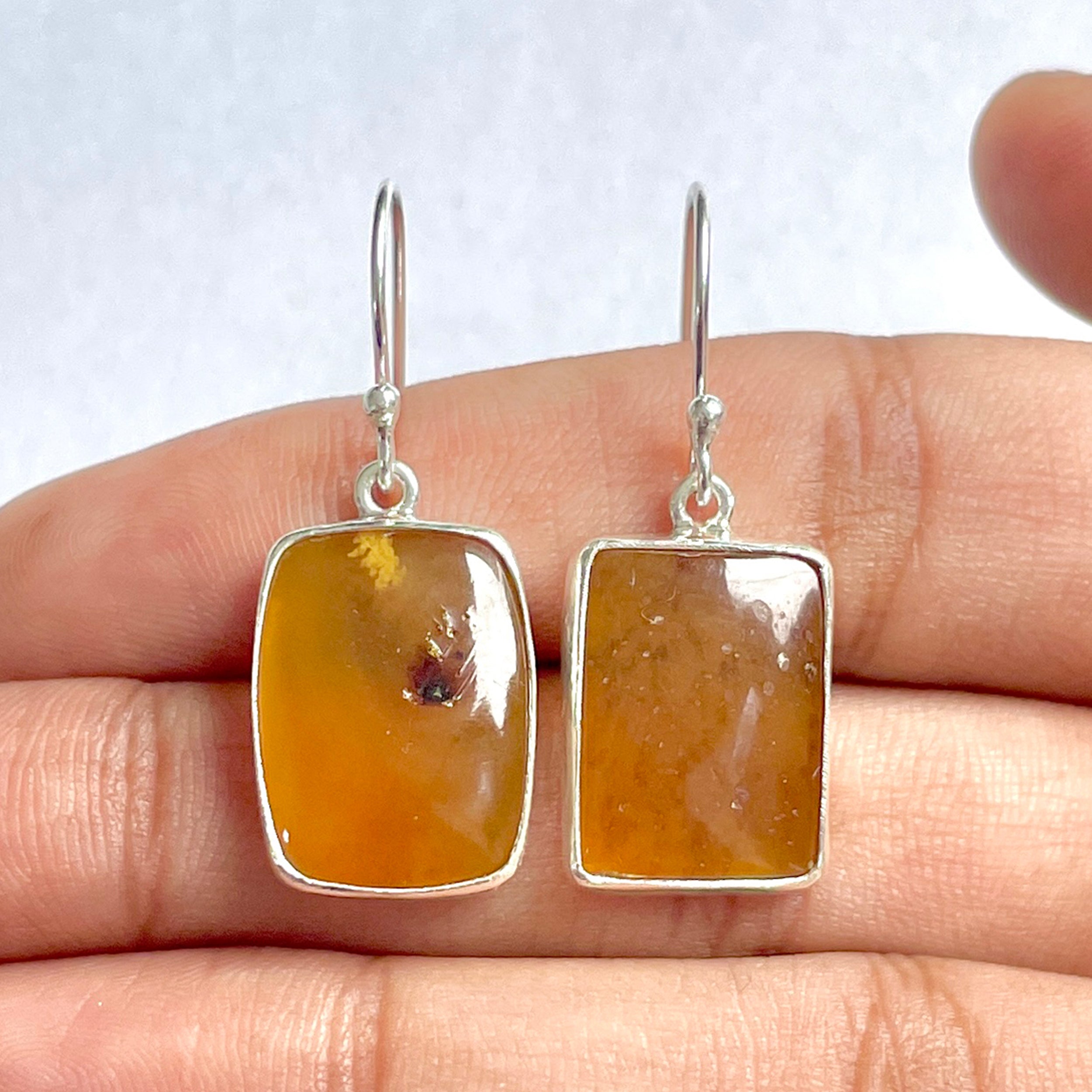 Amber Earring-(AMB-3-8)