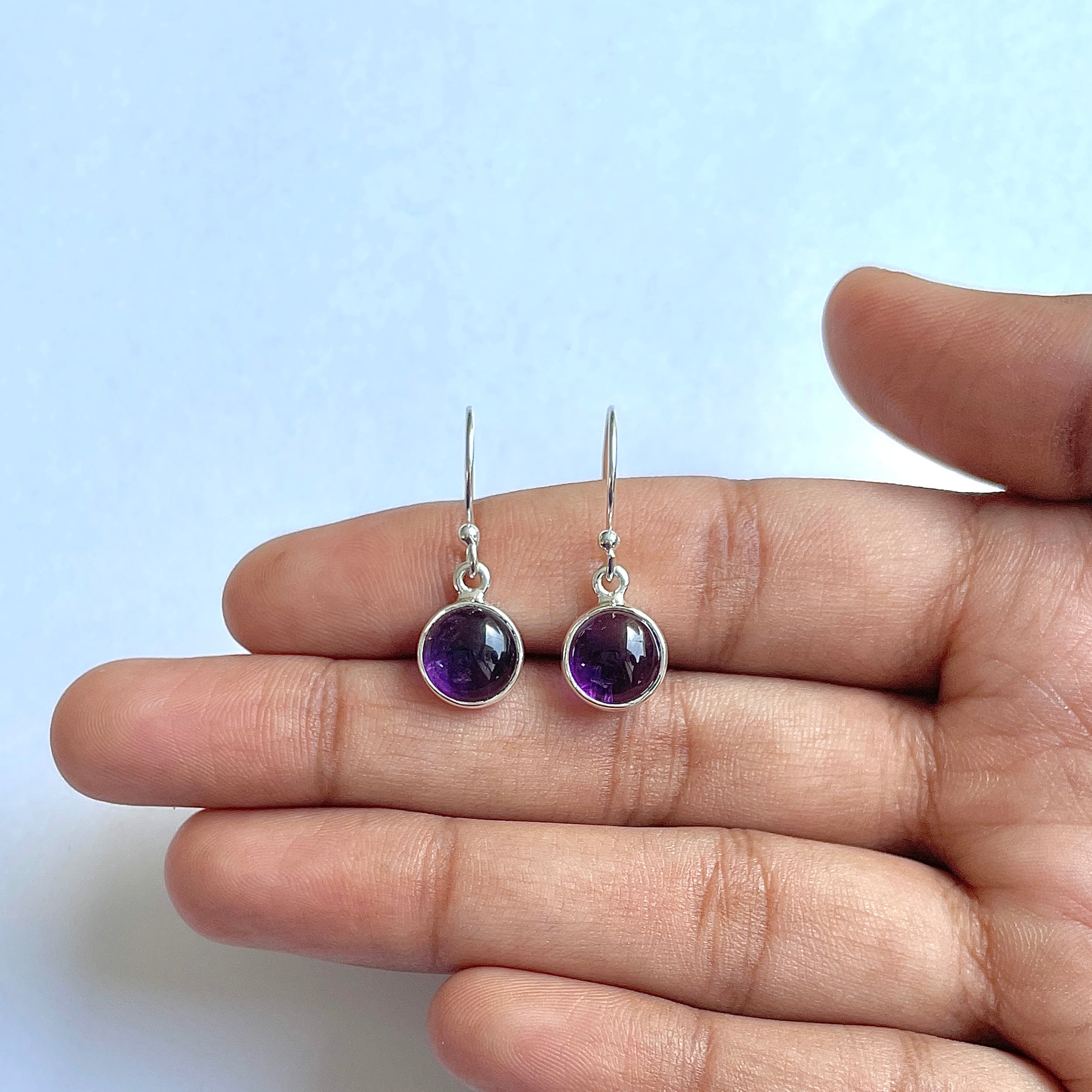 Amethyst Earring-(AMT-3-11)