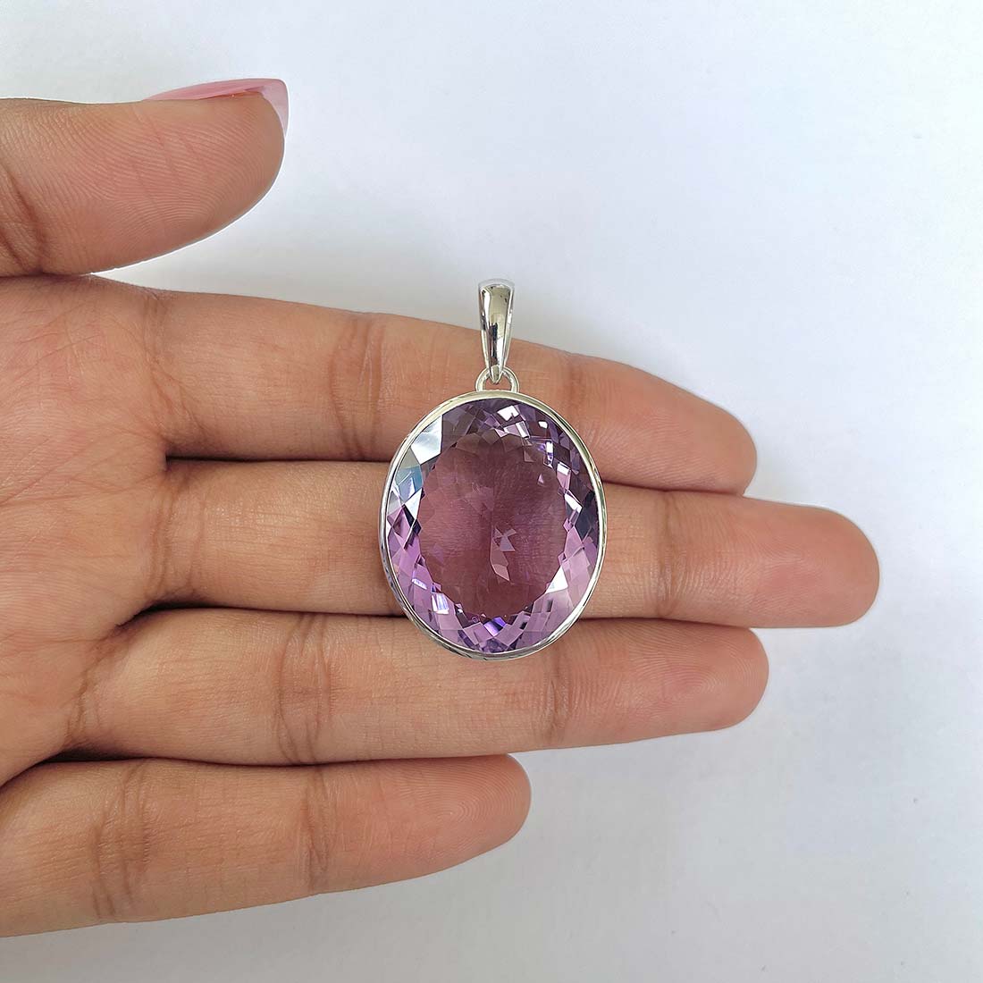 Amethyst Pendant-(AMT-RDN-275)