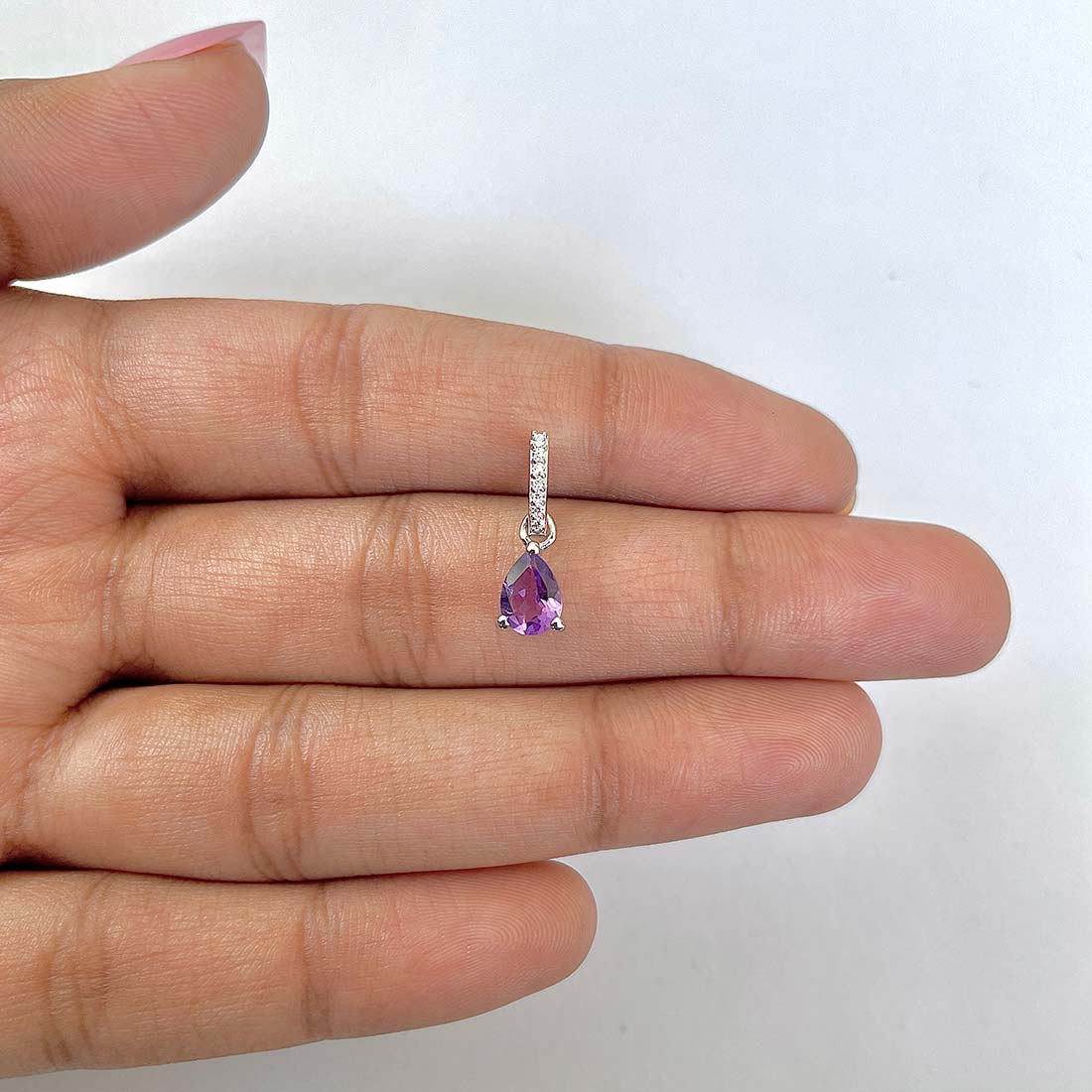 Amethyst Pendant-(AMT-RDP-1165)