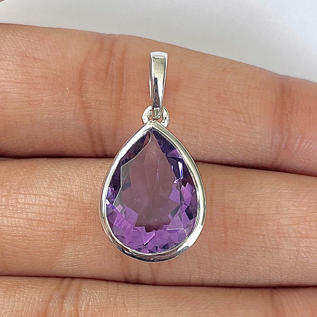 Amethyst Pendant-(AMT-RDP-454)