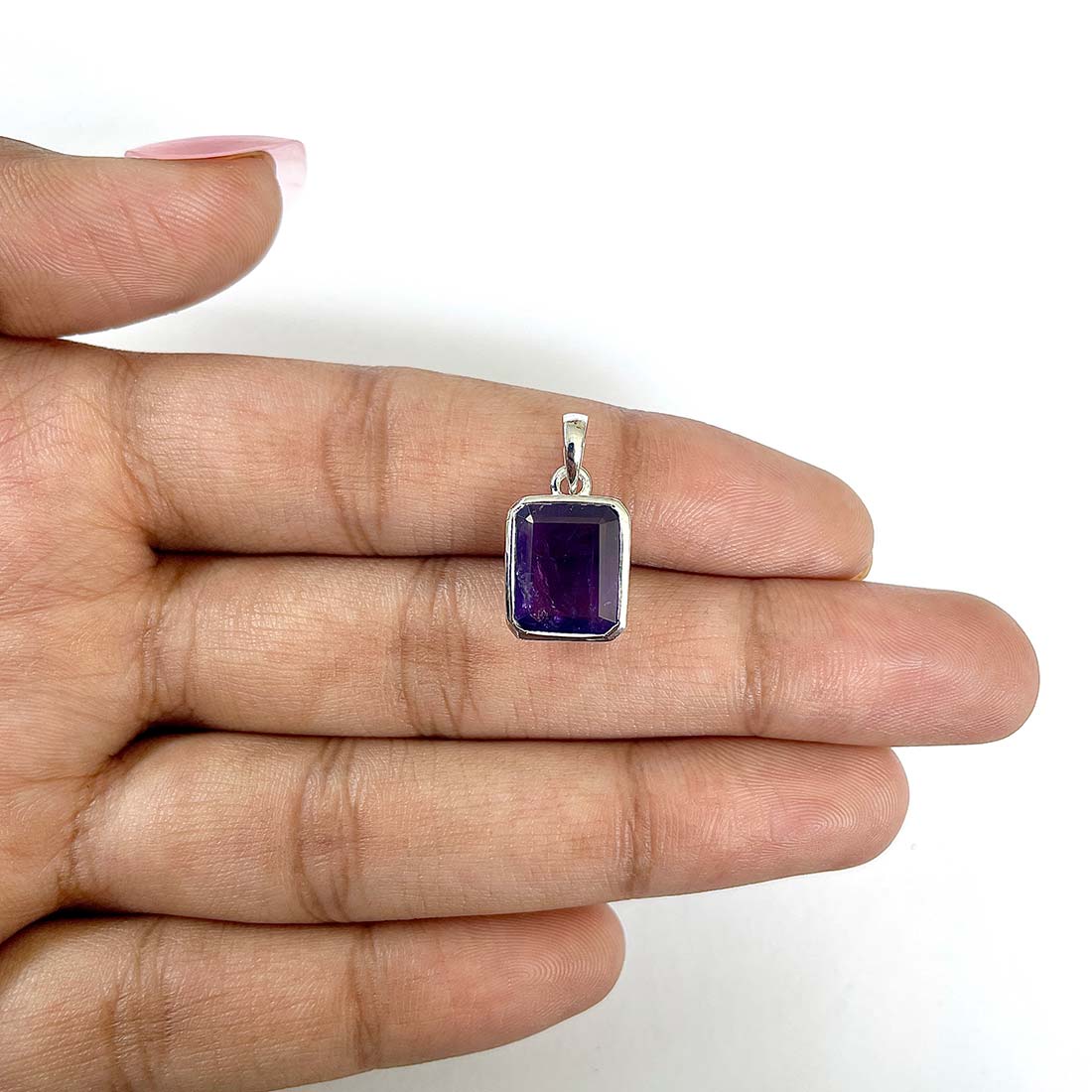 Amethyst Pendant-(AMT-RDP-462)