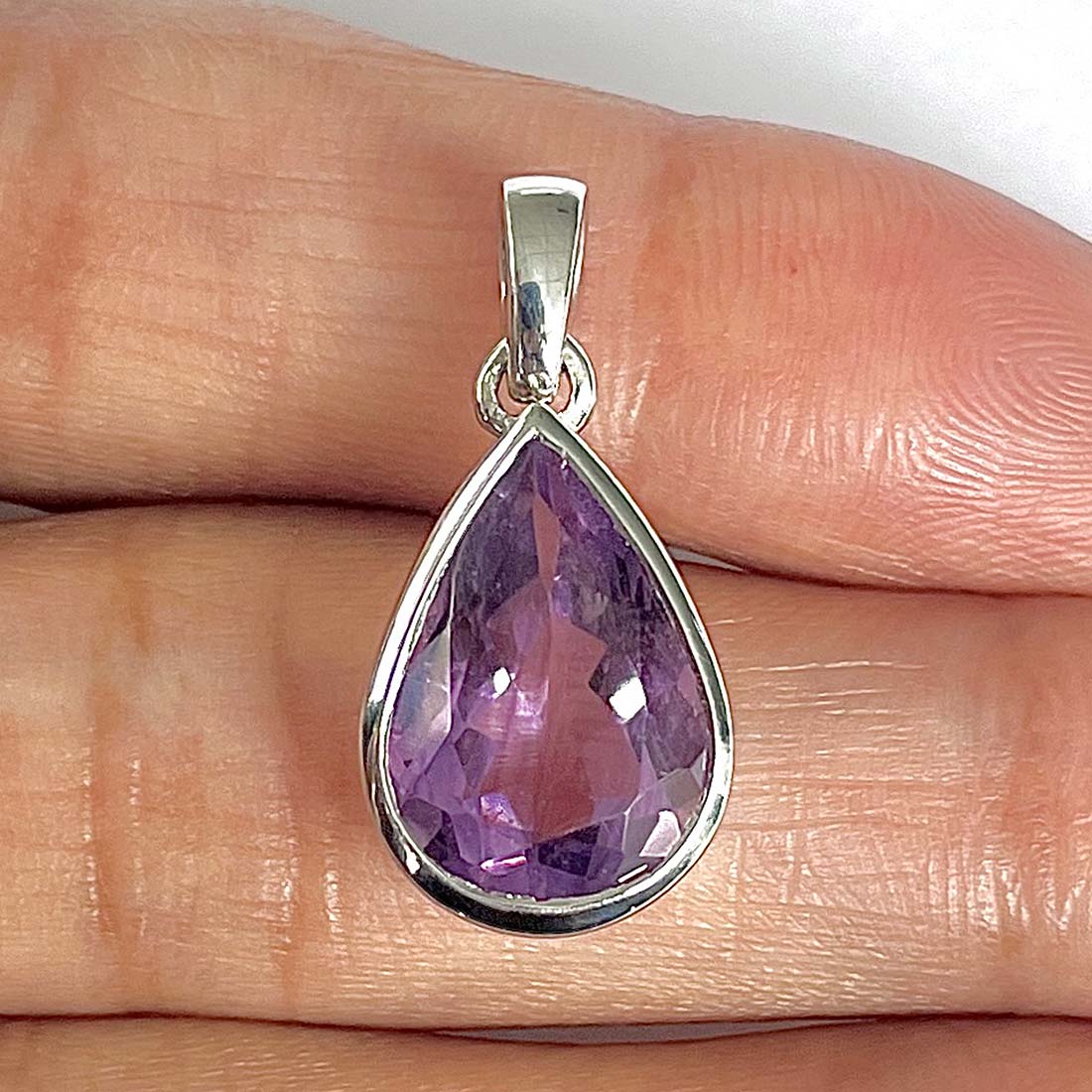 Amethyst Pendant-(AMT-RDP-463)
