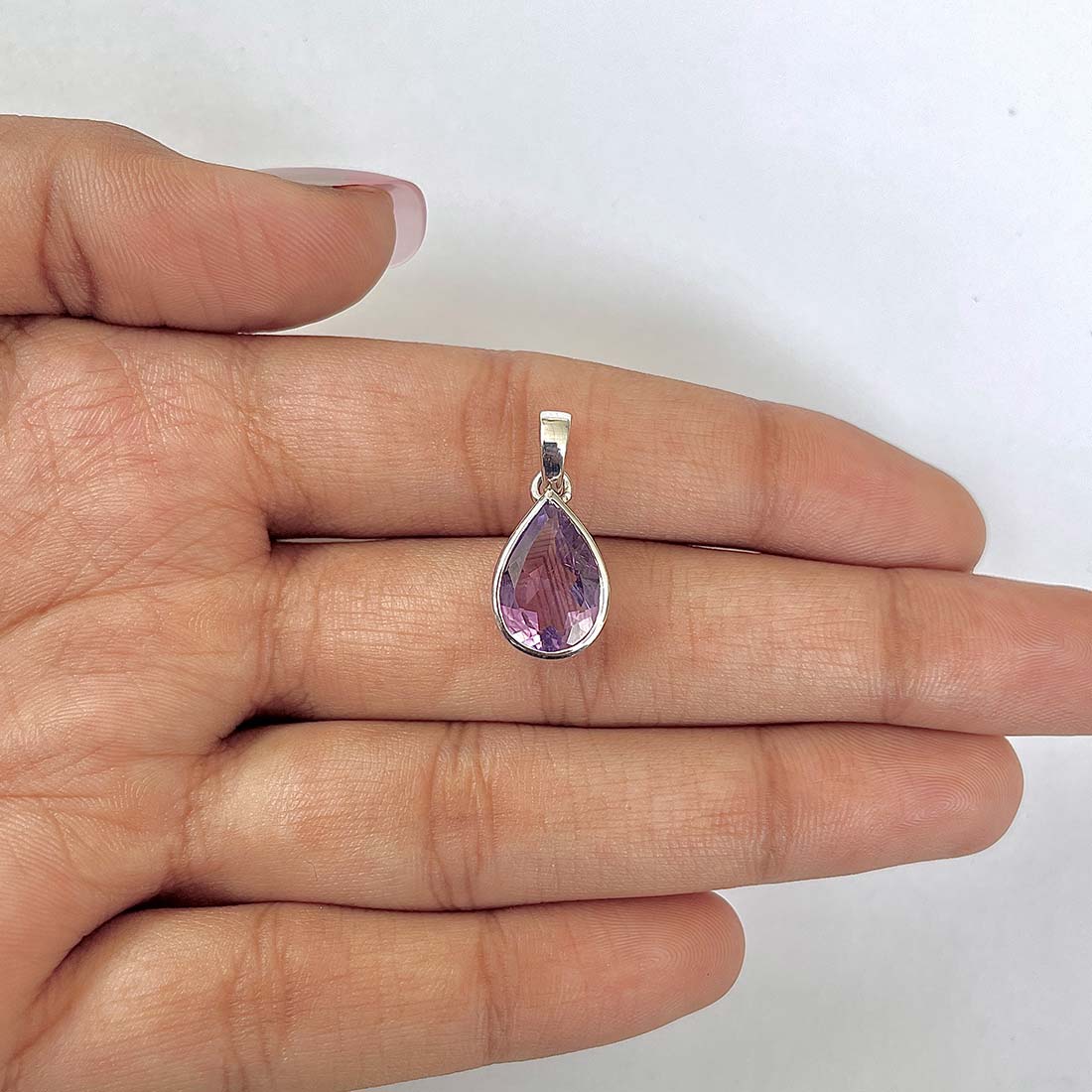 Amethyst Pendant-(AMT-RDP-470)