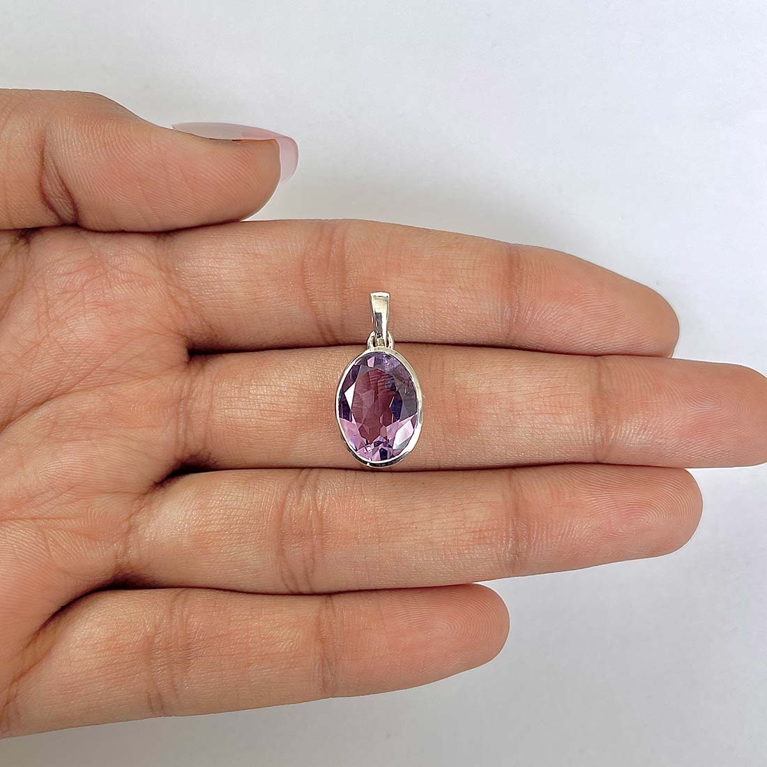 Amethyst Pendant-(AMT-RDP-471)