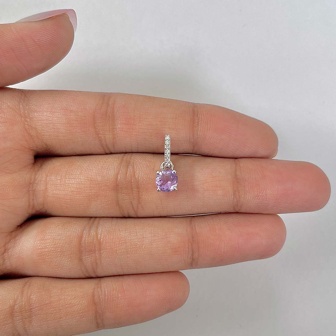 Amethyst Pendant-(AMT-RDP-549)