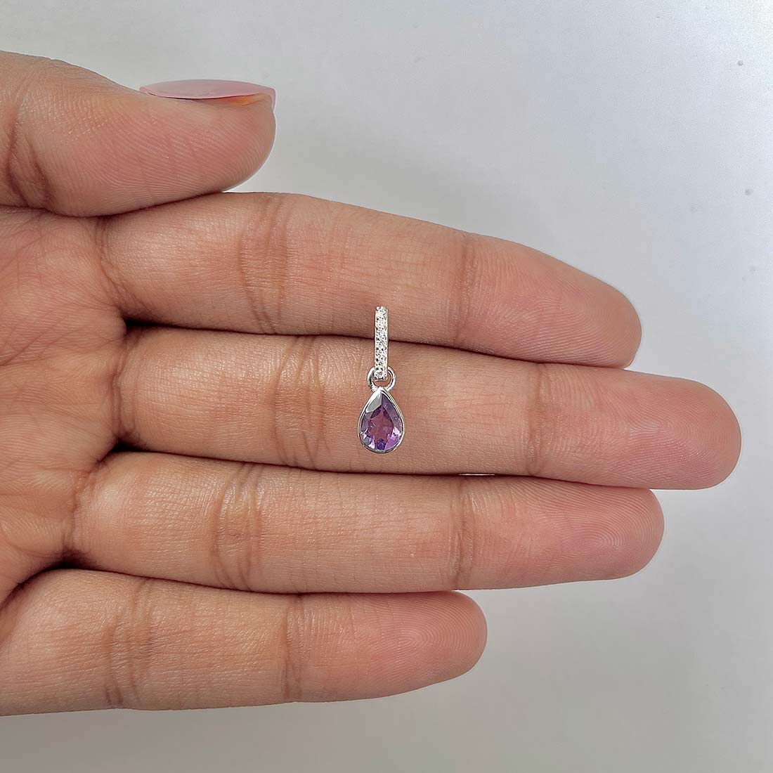 Amethyst Pendant-(AMT-RDP-779)