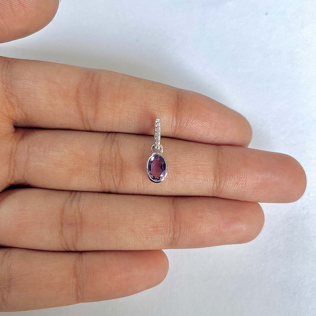 Amethyst Pendant-(AMT-RDP-780)