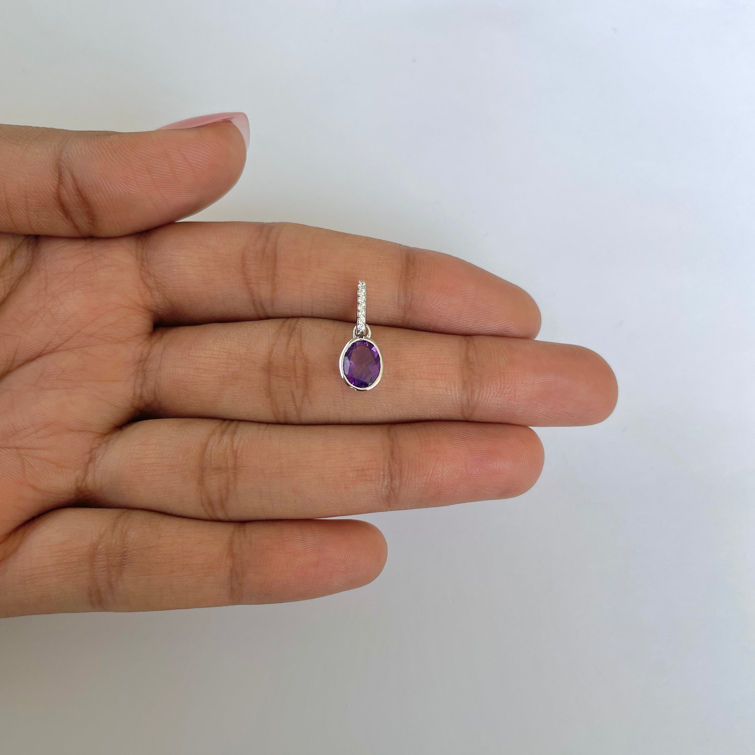 Amethyst Pendant-(AMT-RDP-792)