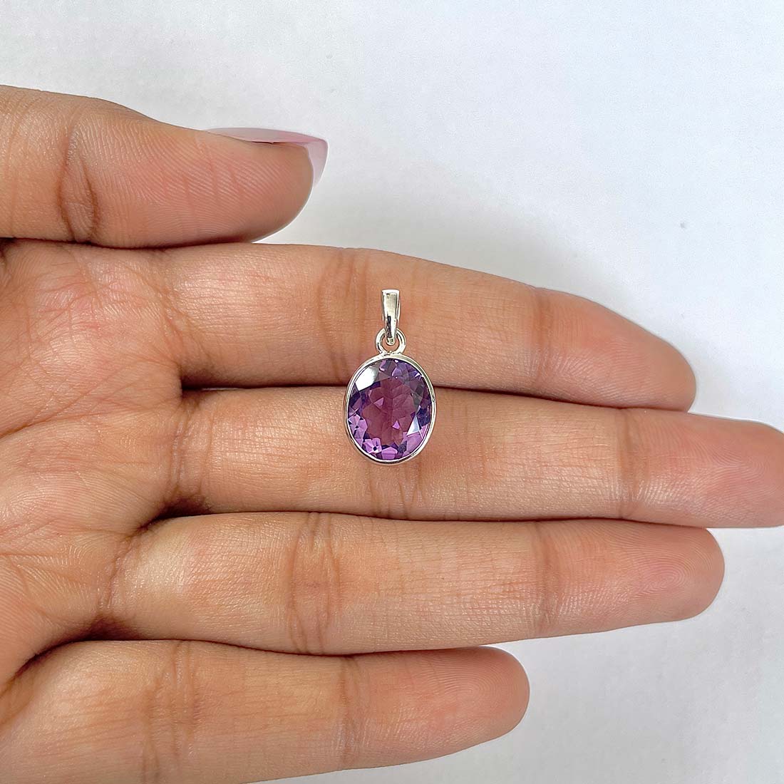 Amethyst Pendant-(AMT-RDP-793)