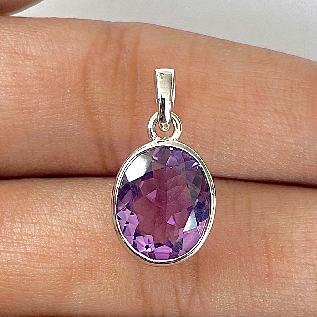 Amethyst Pendant-(AMT-RDP-793)