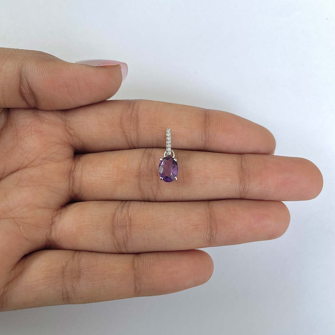 Amethyst Pendant-(AMT-RDP-920)