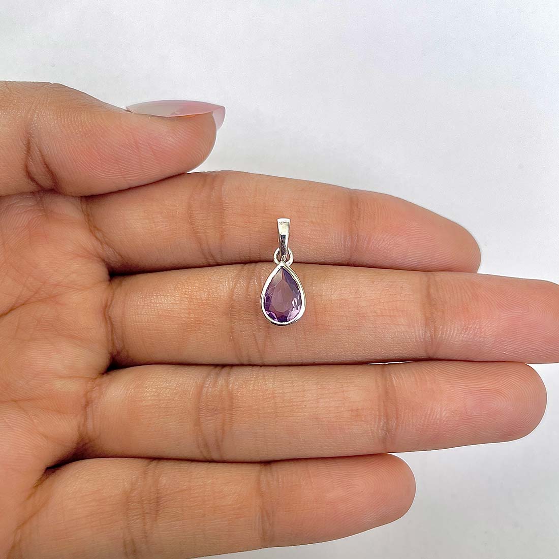 Amethyst Pendant-(AMT-RDP-956)