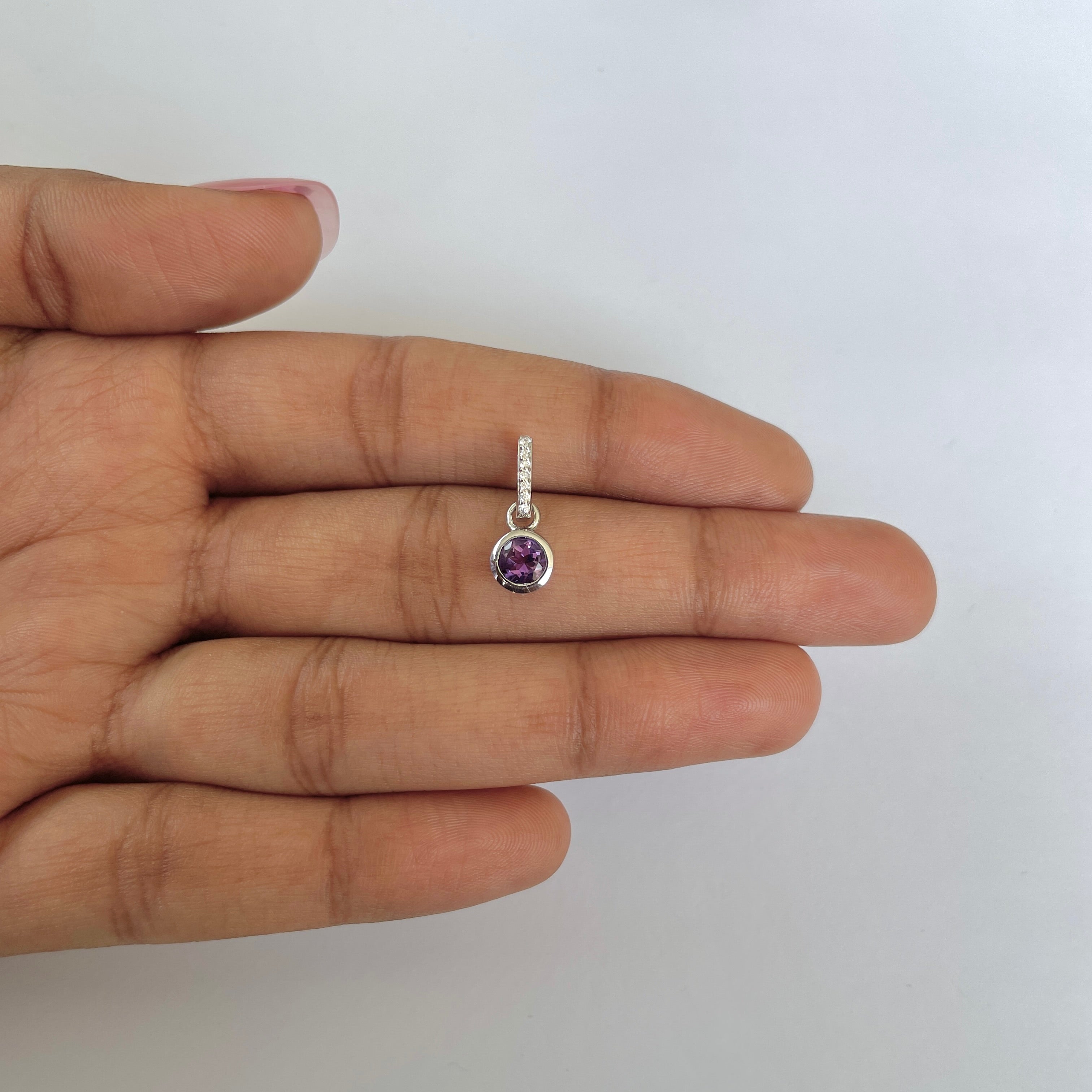 Amethyst Pendant-(AMT-RDP-957)