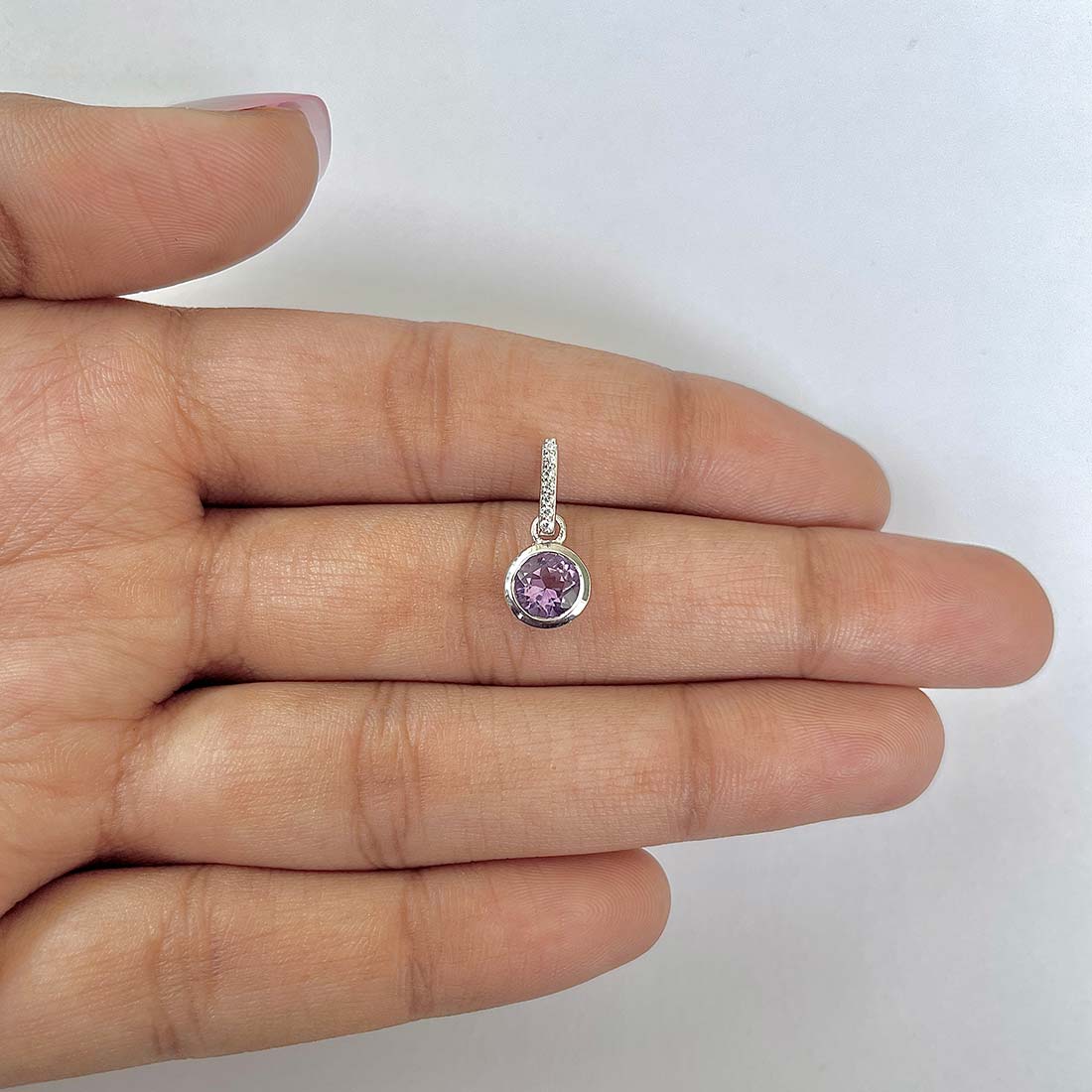 Amethyst Pendant-(AMT-RDP-958)