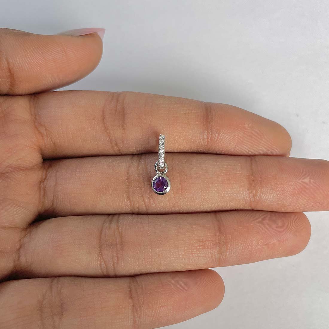Amethyst Pendant-(AMT-RDP-999)