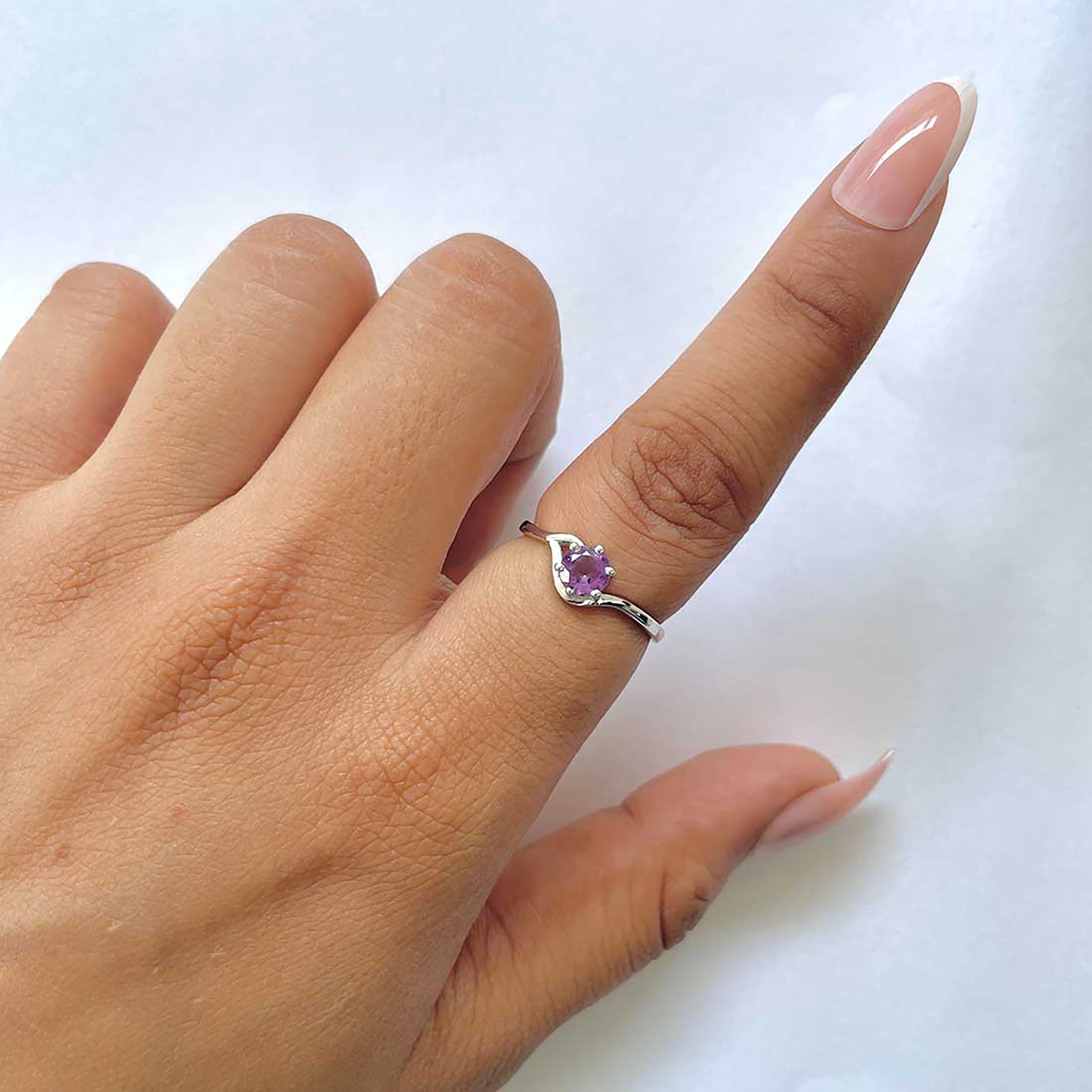Amethyst Ring-(AMT-RDR-4.)