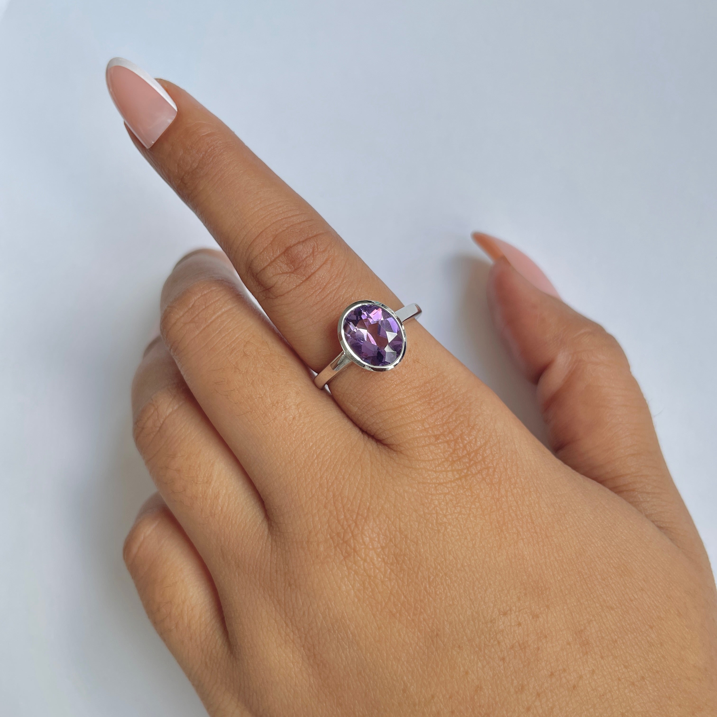 Amethyst Ring-(AMT-RDR-1623.)