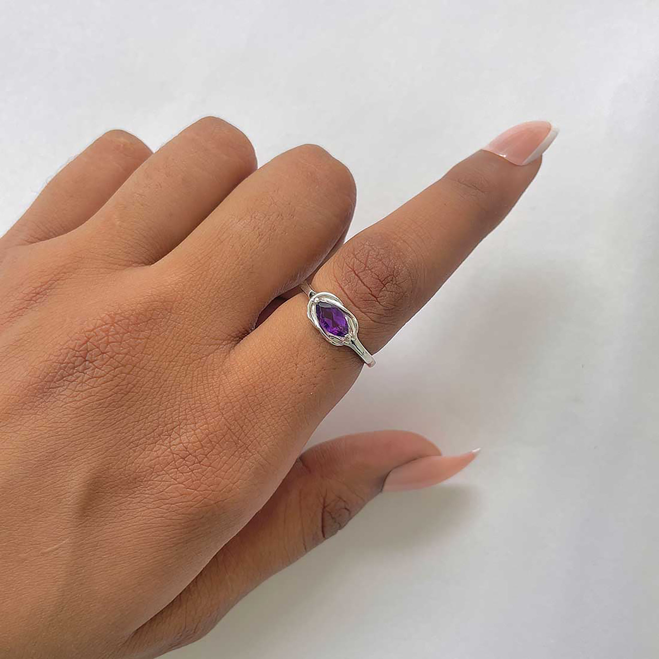 Amethyst Ring-(AMT-RDR-18.)