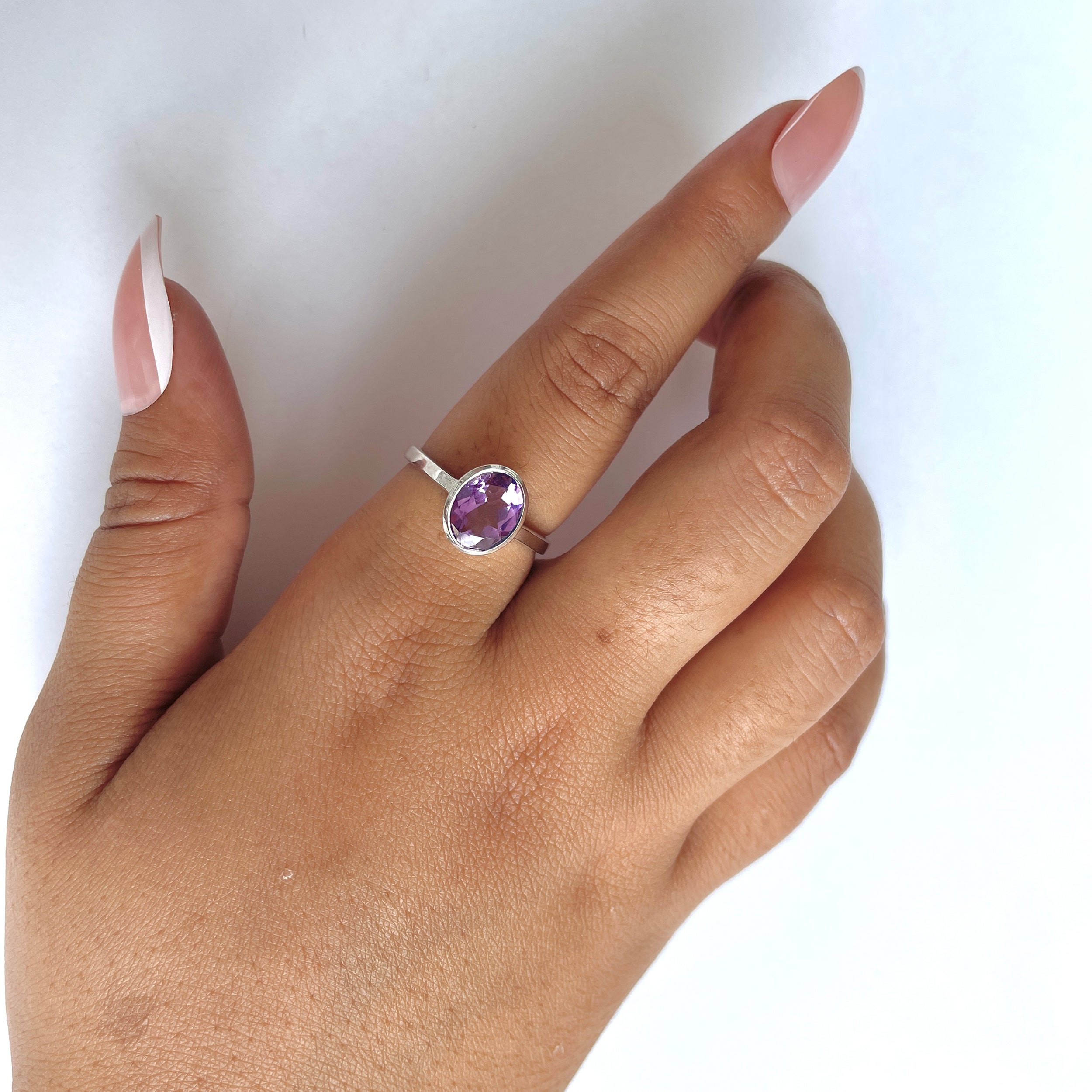 Amethyst Ring-(AMT-RDR-1882.)