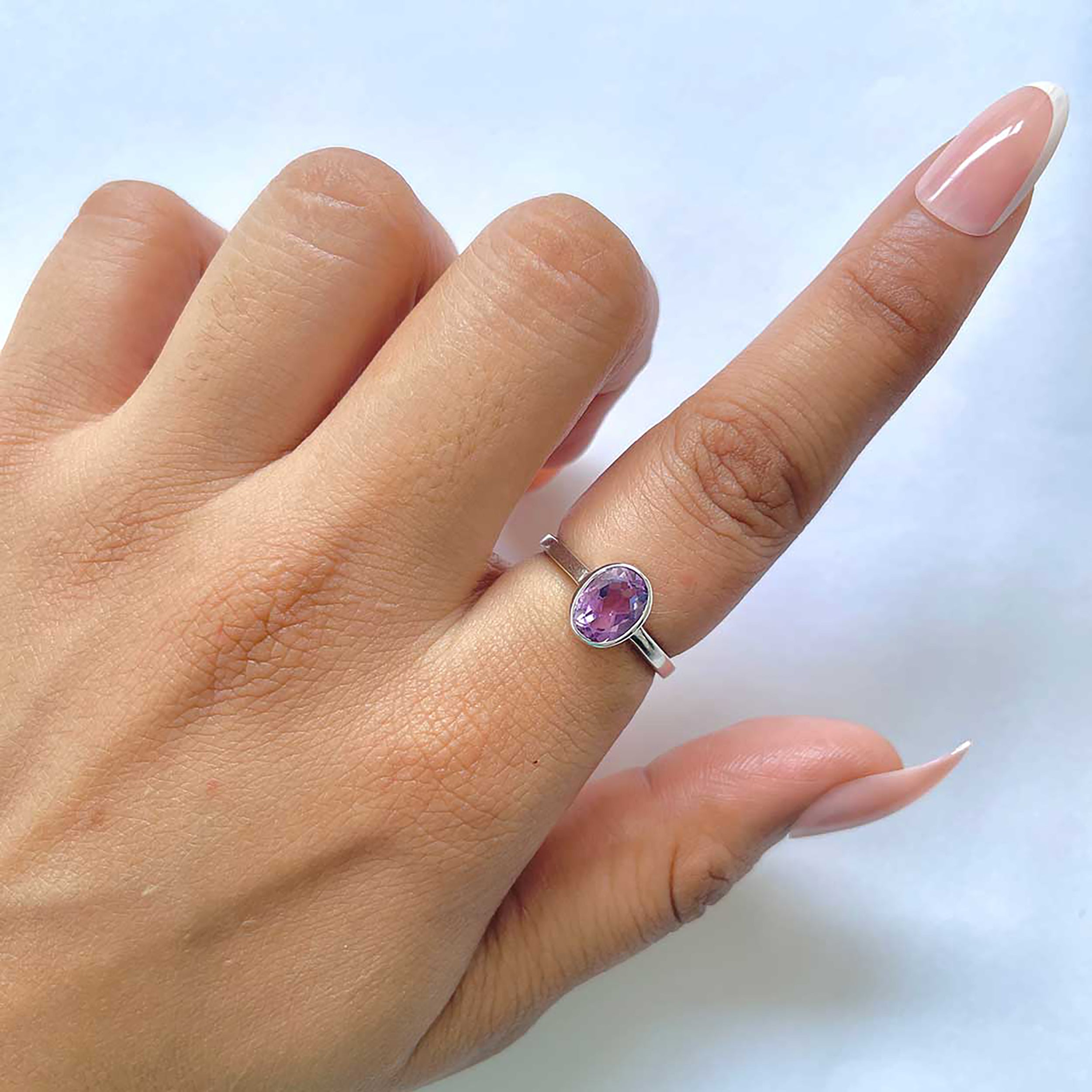 Amethyst Ring-(AMT-RDR-1883.)