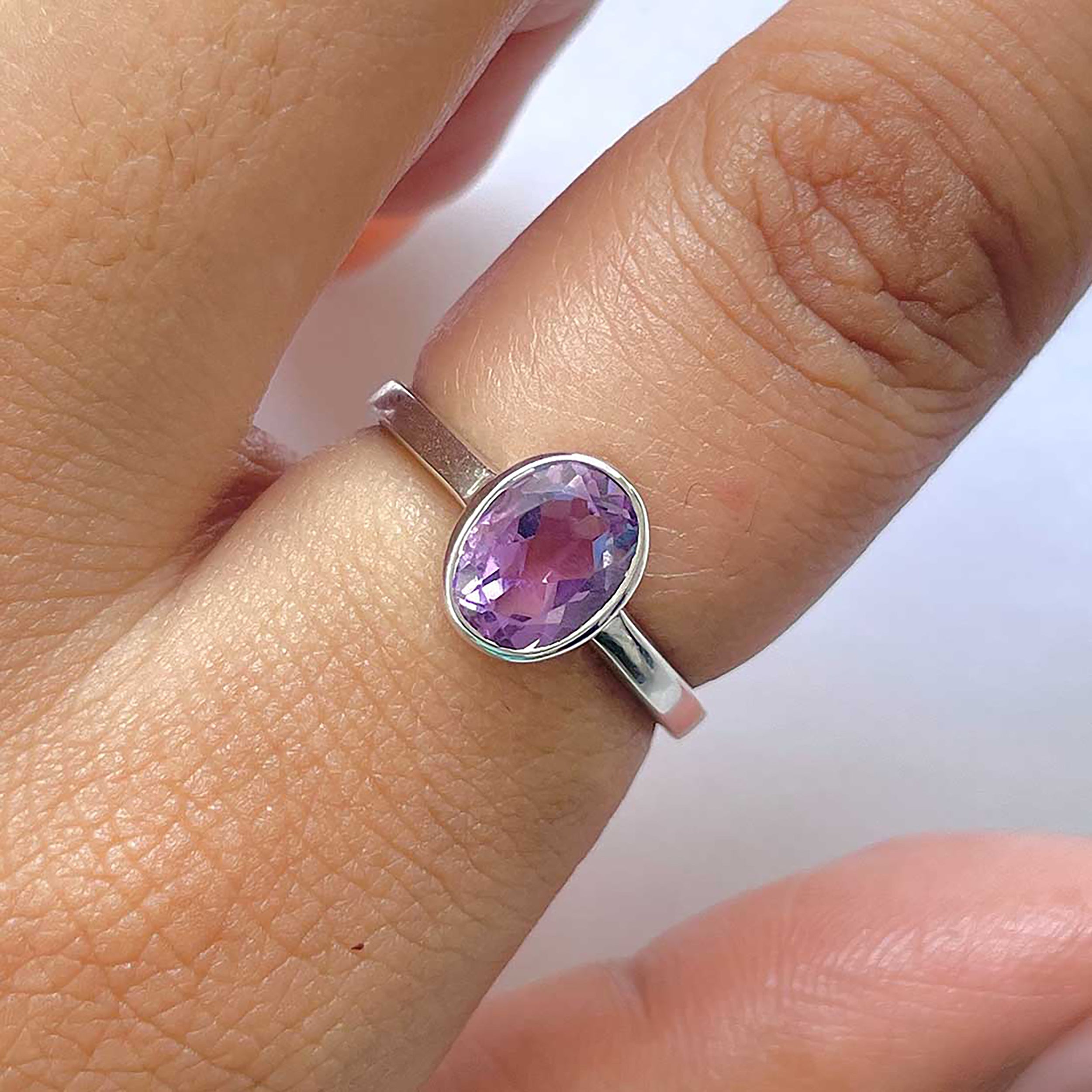 Amethyst Ring-(AMT-RDR-1883.)