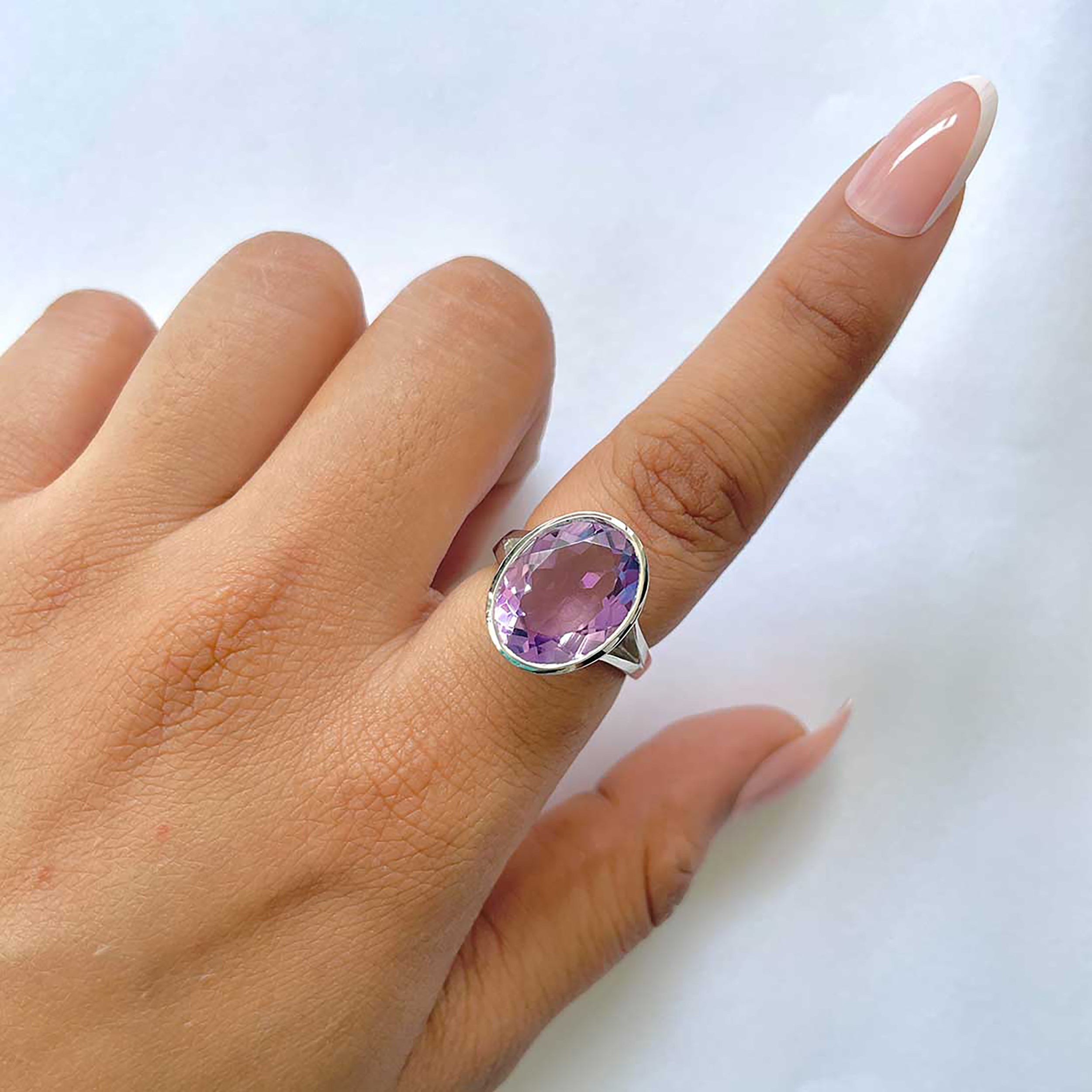 Amethyst Ring-(AMT-RDR-1897.)
