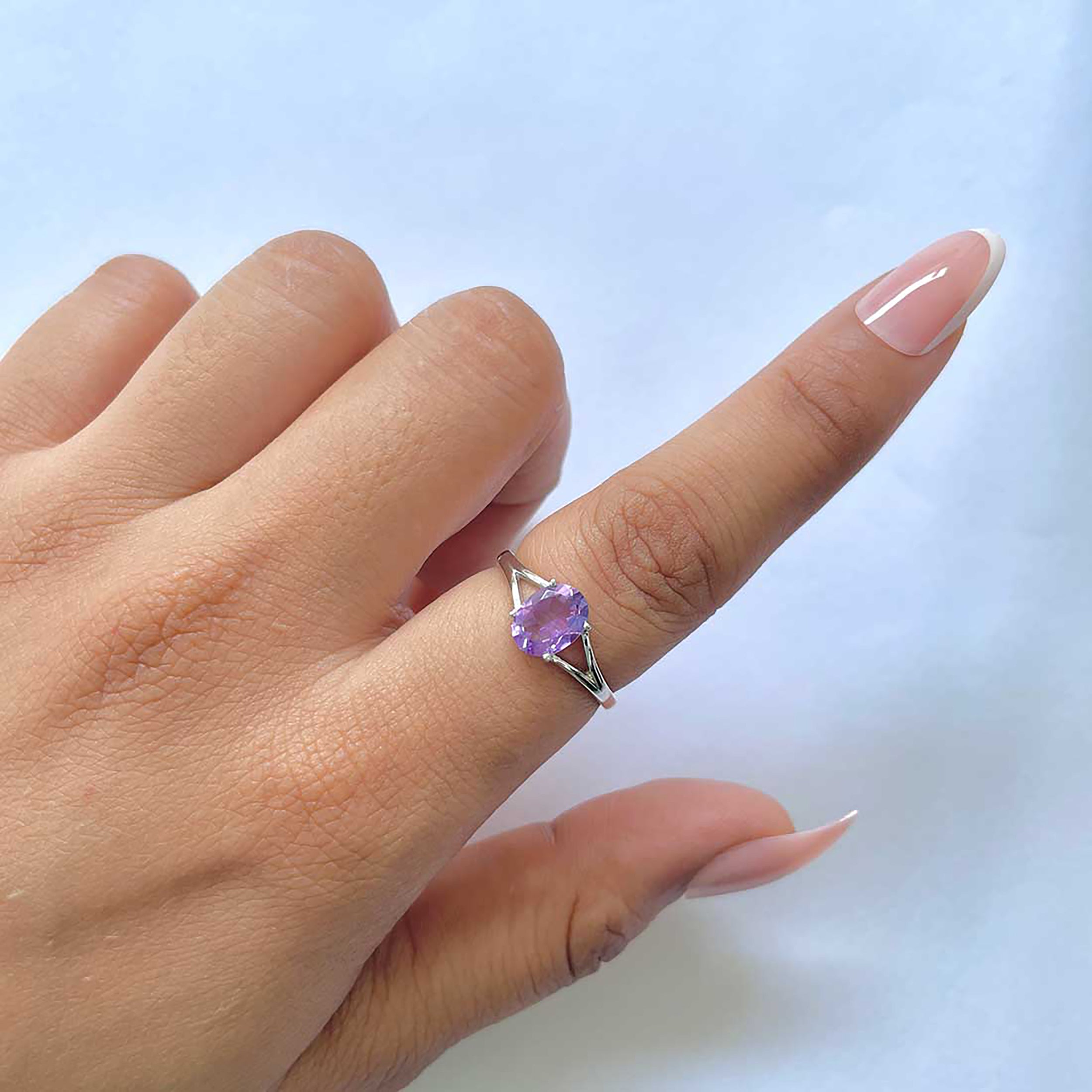 Amethyst Ring-(AMT-RDR-1908.)