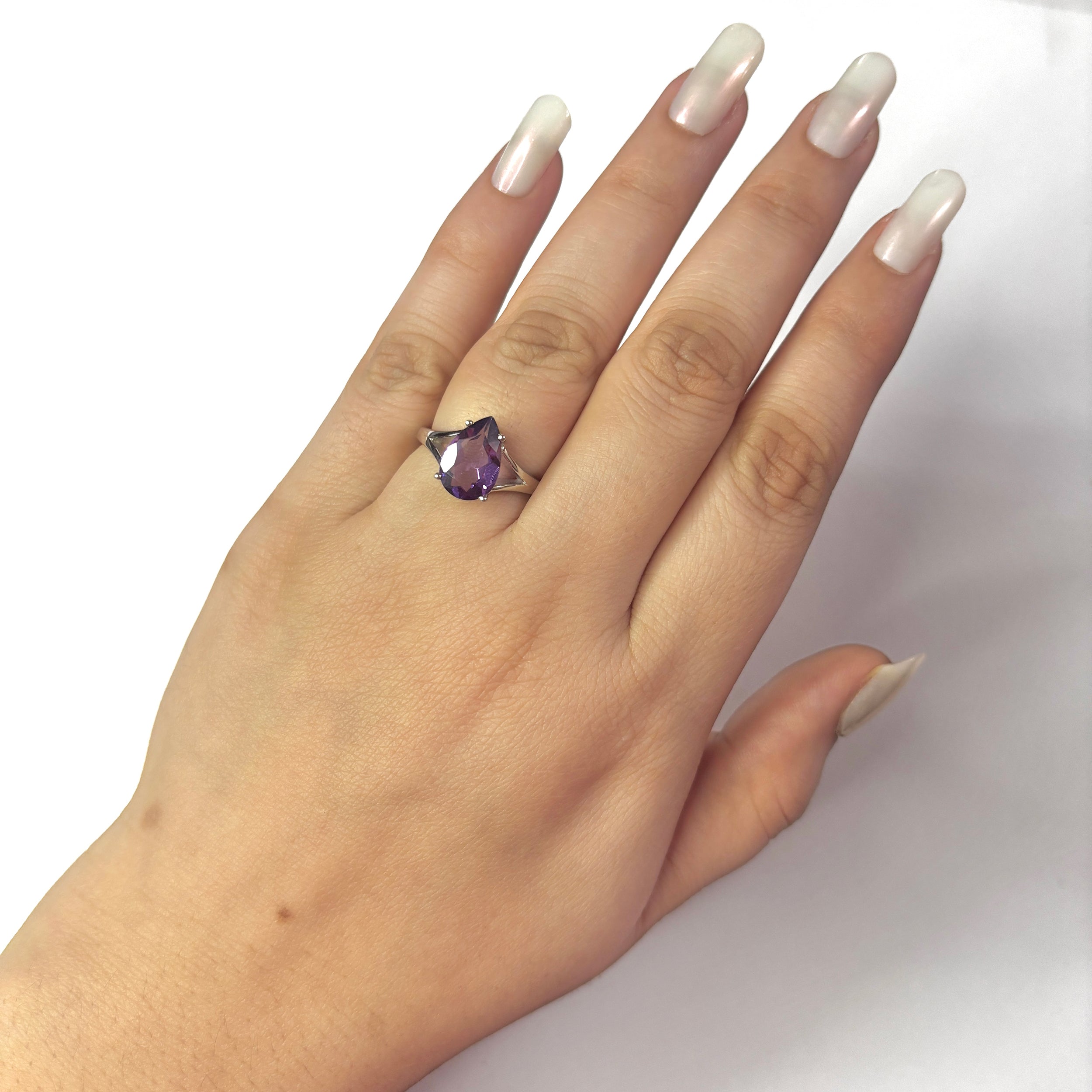 Amethyst Ring-(AMT-RDR-2123.)