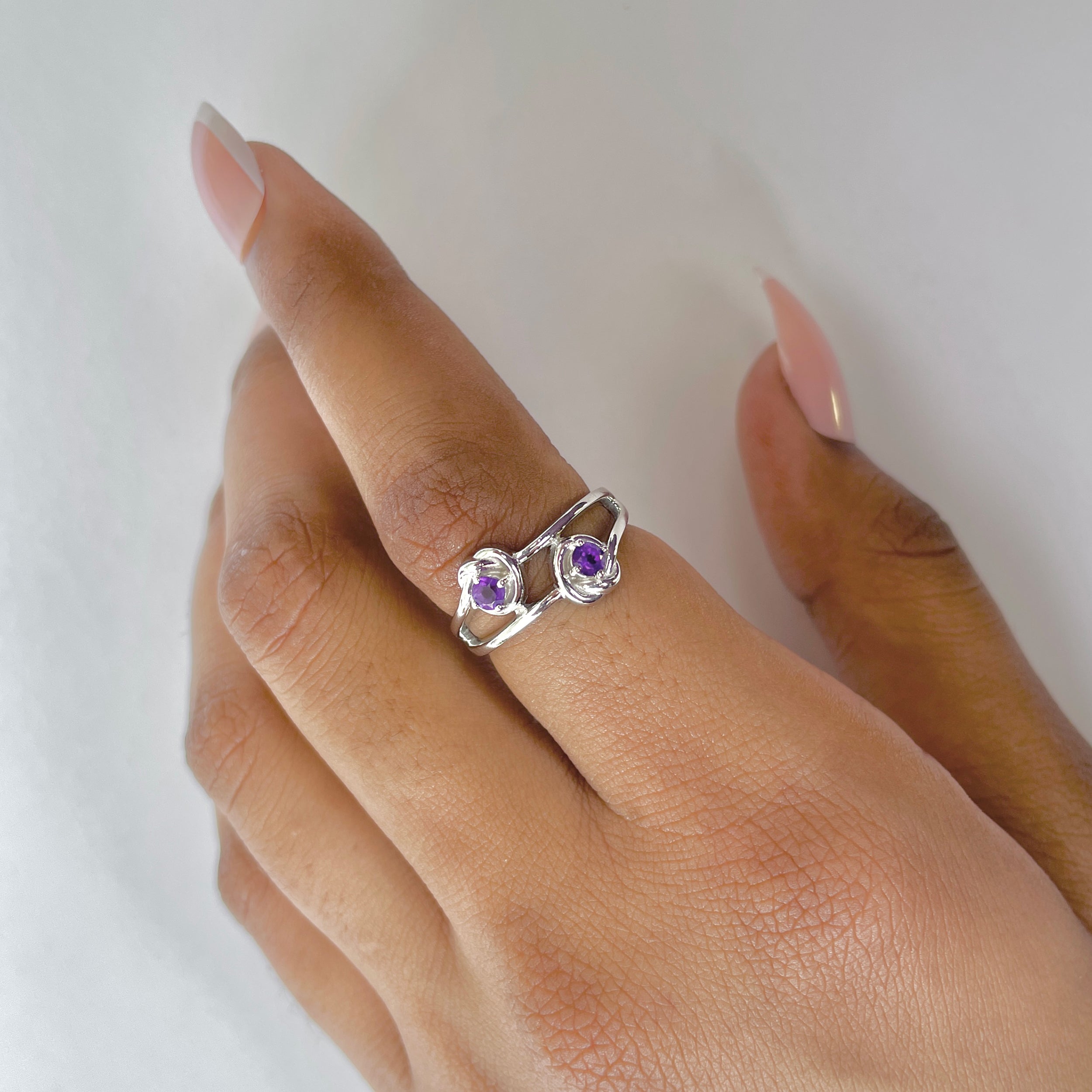 Amethyst Ring-(AMT-RDR-22.)