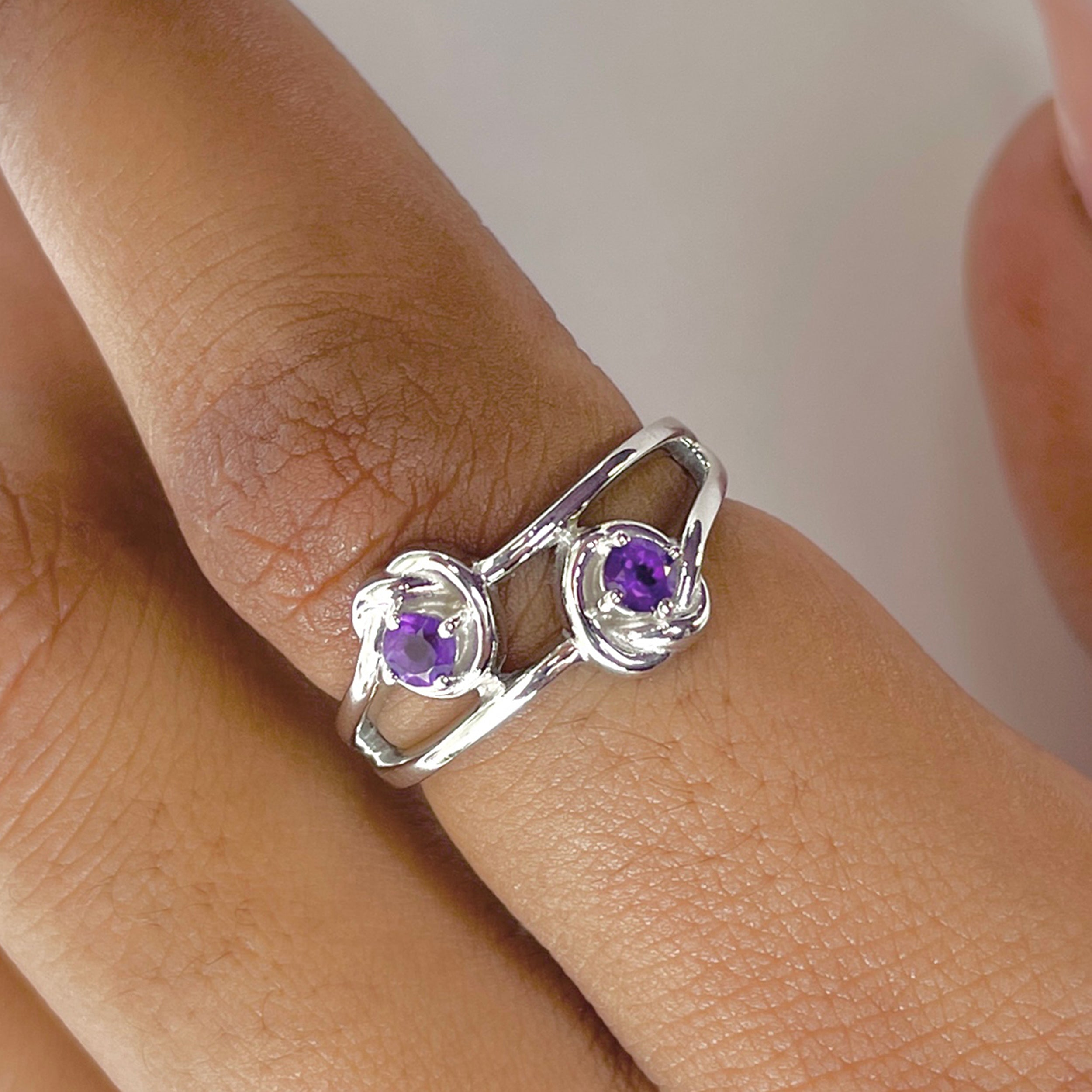 Amethyst Ring-(AMT-RDR-22.)
