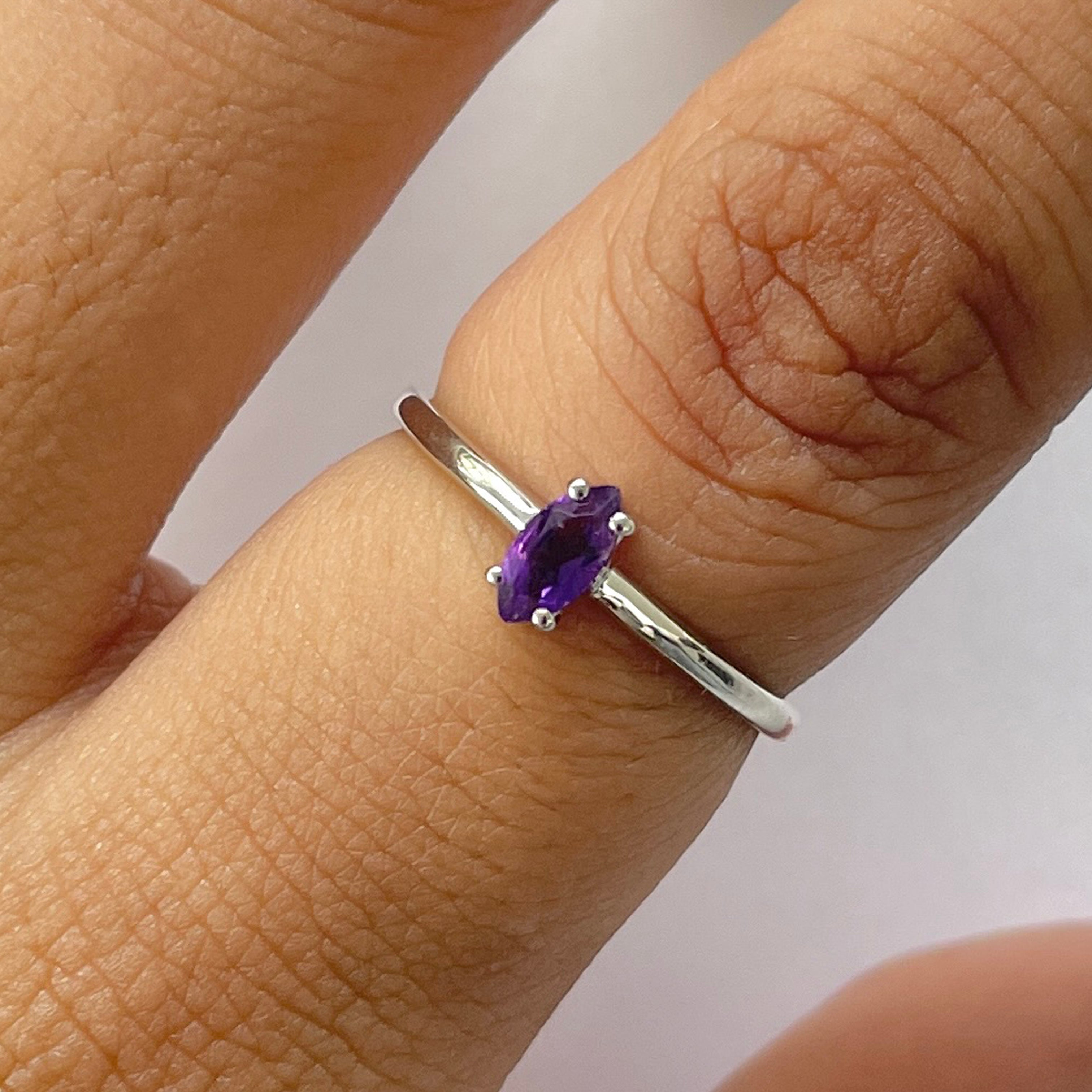 Amethyst Ring-(AMT-RDR-2468.)