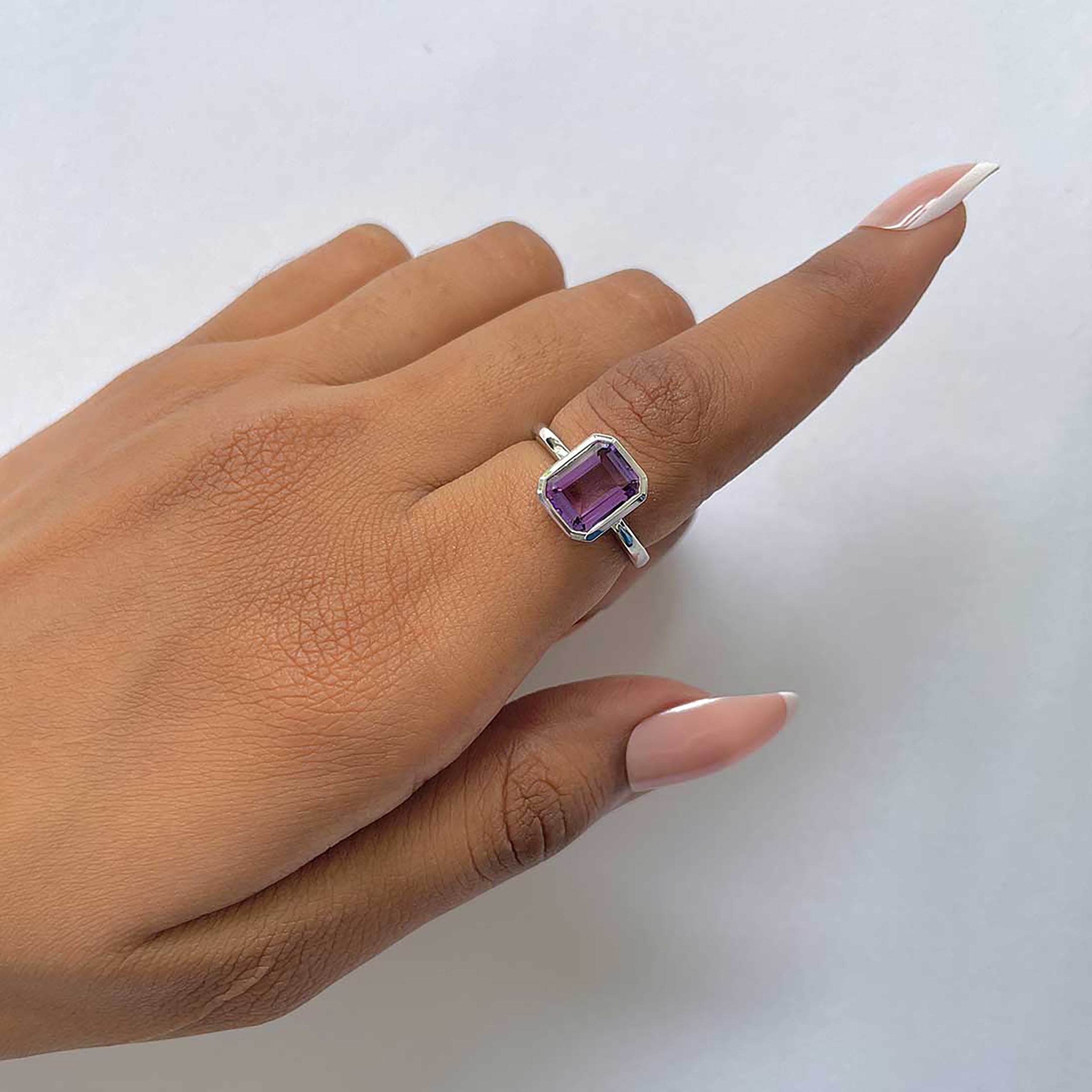 Amethyst Ring-(AMT-RDR-250.)